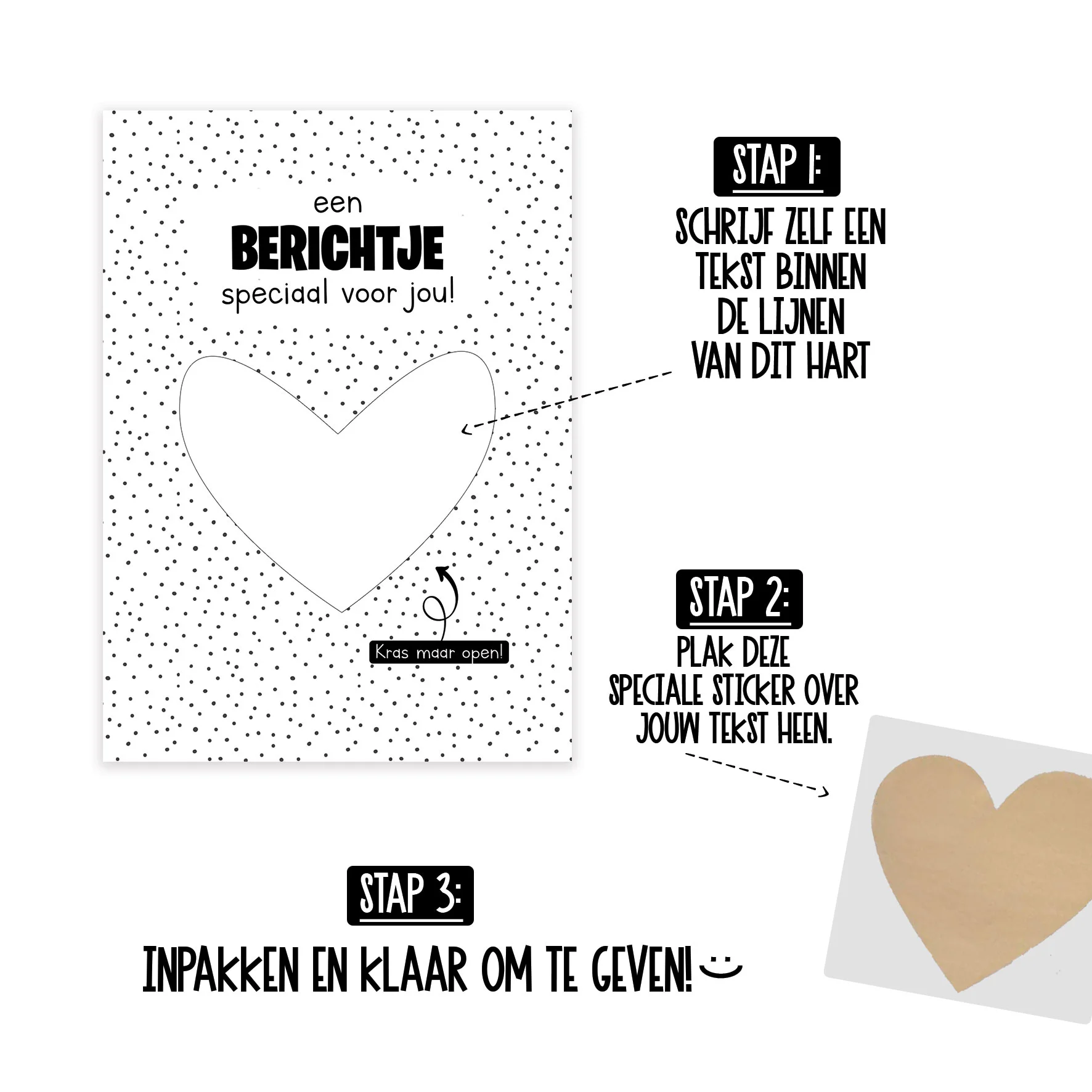 Kraskaart | Berichtje - Berichtje uitleg 1 - KRA0002