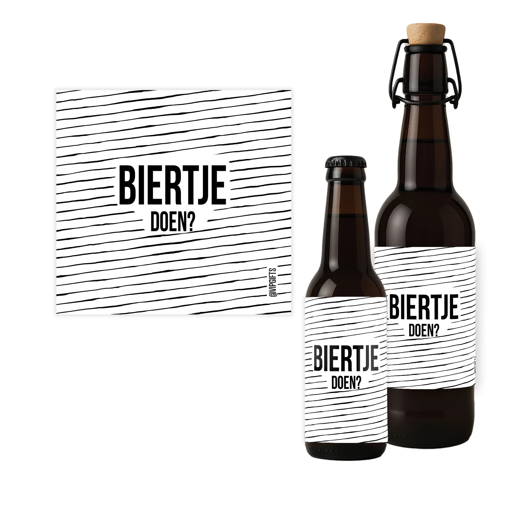 Flesetiket - Biertje doen - Biertjedoen - FLE0011