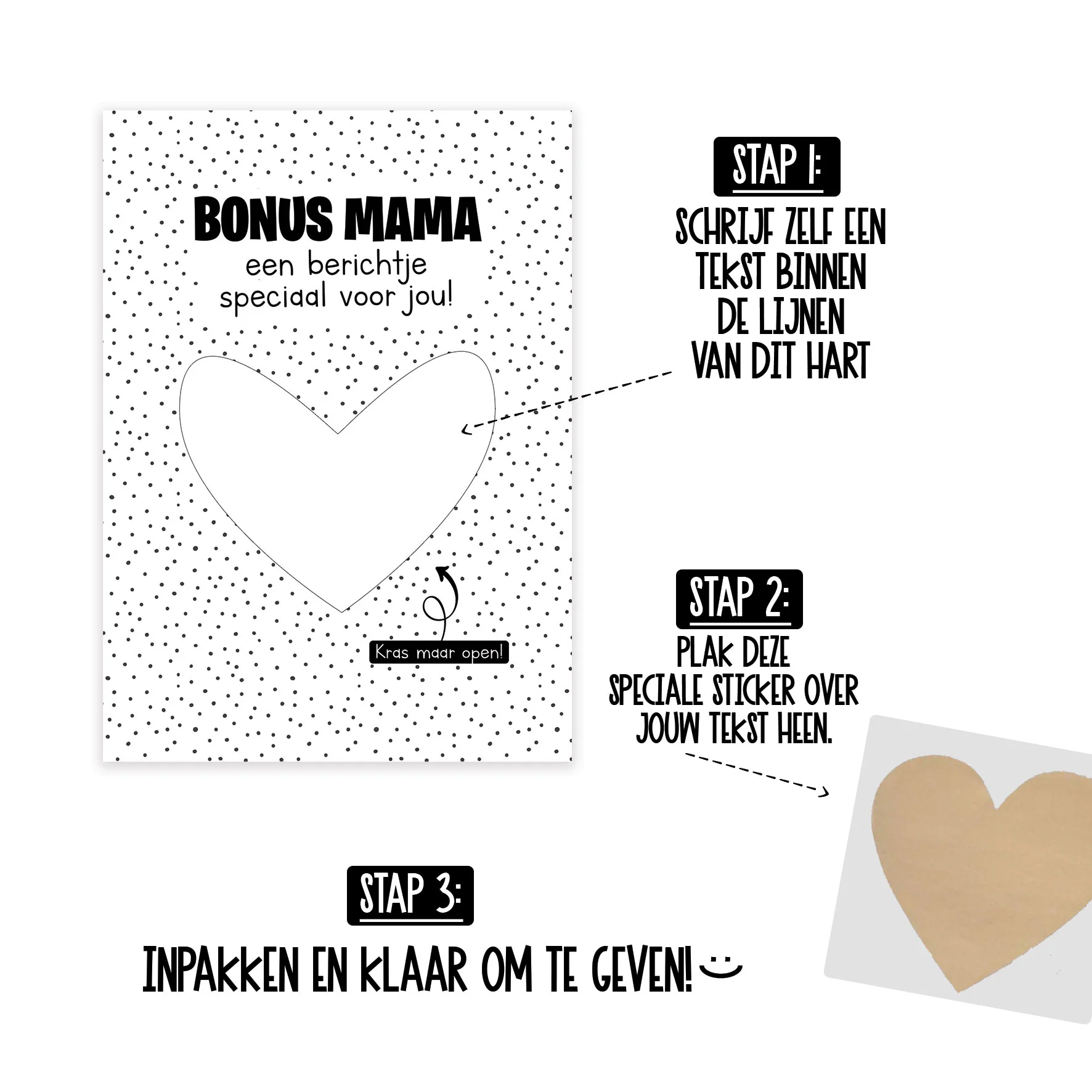 Kraskaart | Bonus Mama - Bonus mama uitleg 1 - KRA0011