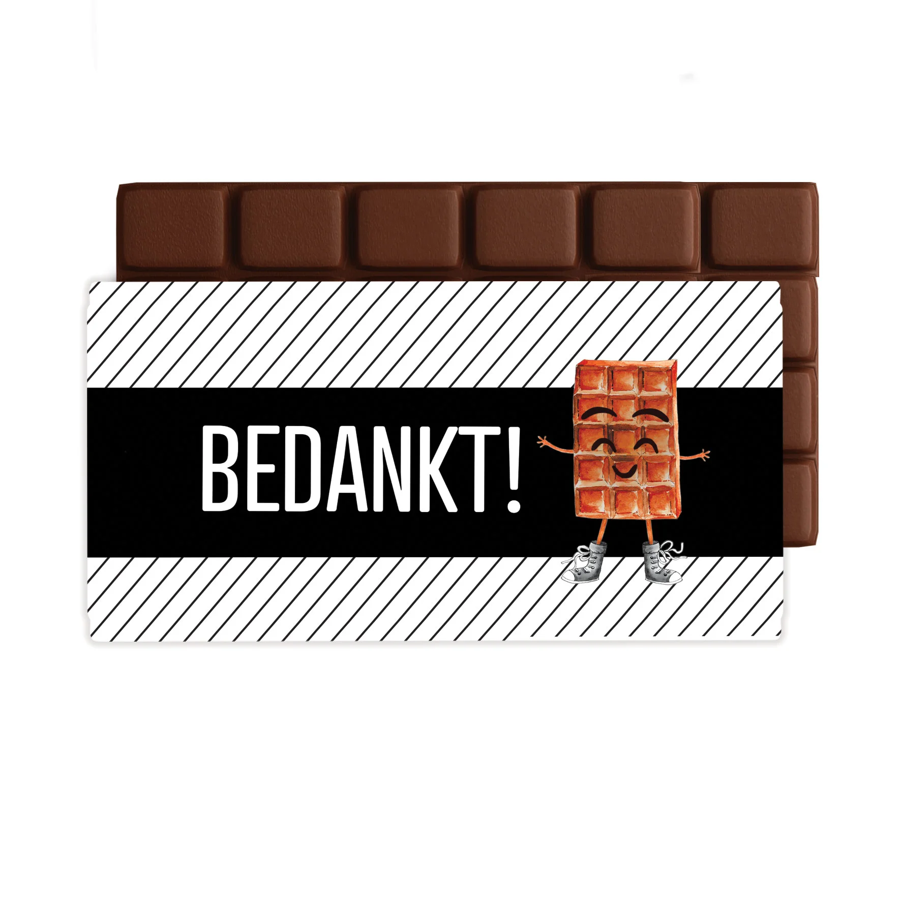 Chocoladegroet -  Bedankt - Chocoladegroet bedankt 1 - CHO0021