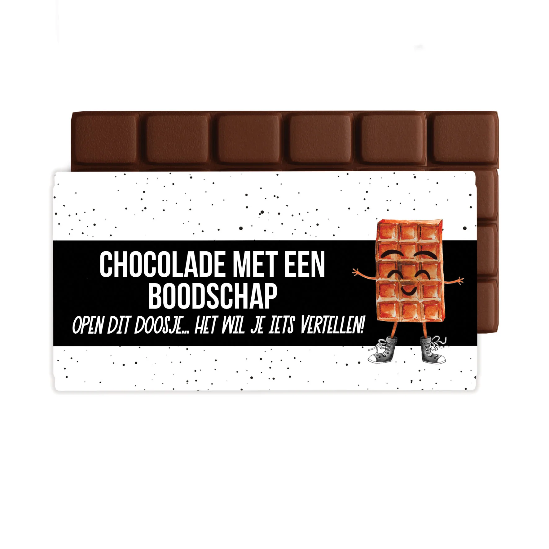 Chocoladegroet - Boodschap - Chocoladegroet boodschap 1 - CHO0010