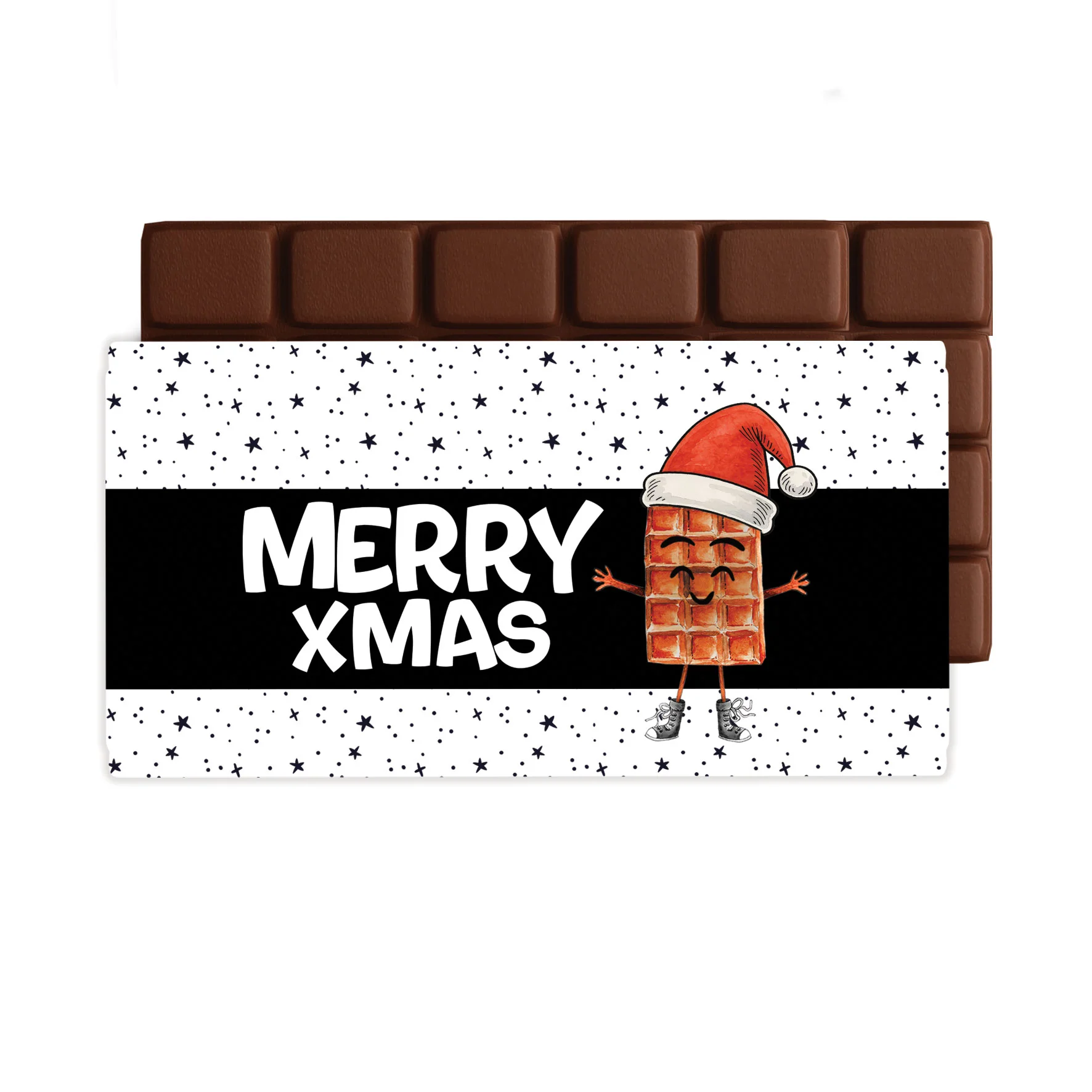 Chocoladegroet - Merry X mas - Chocoladegroet feestdagen merryxmas - CHO0053