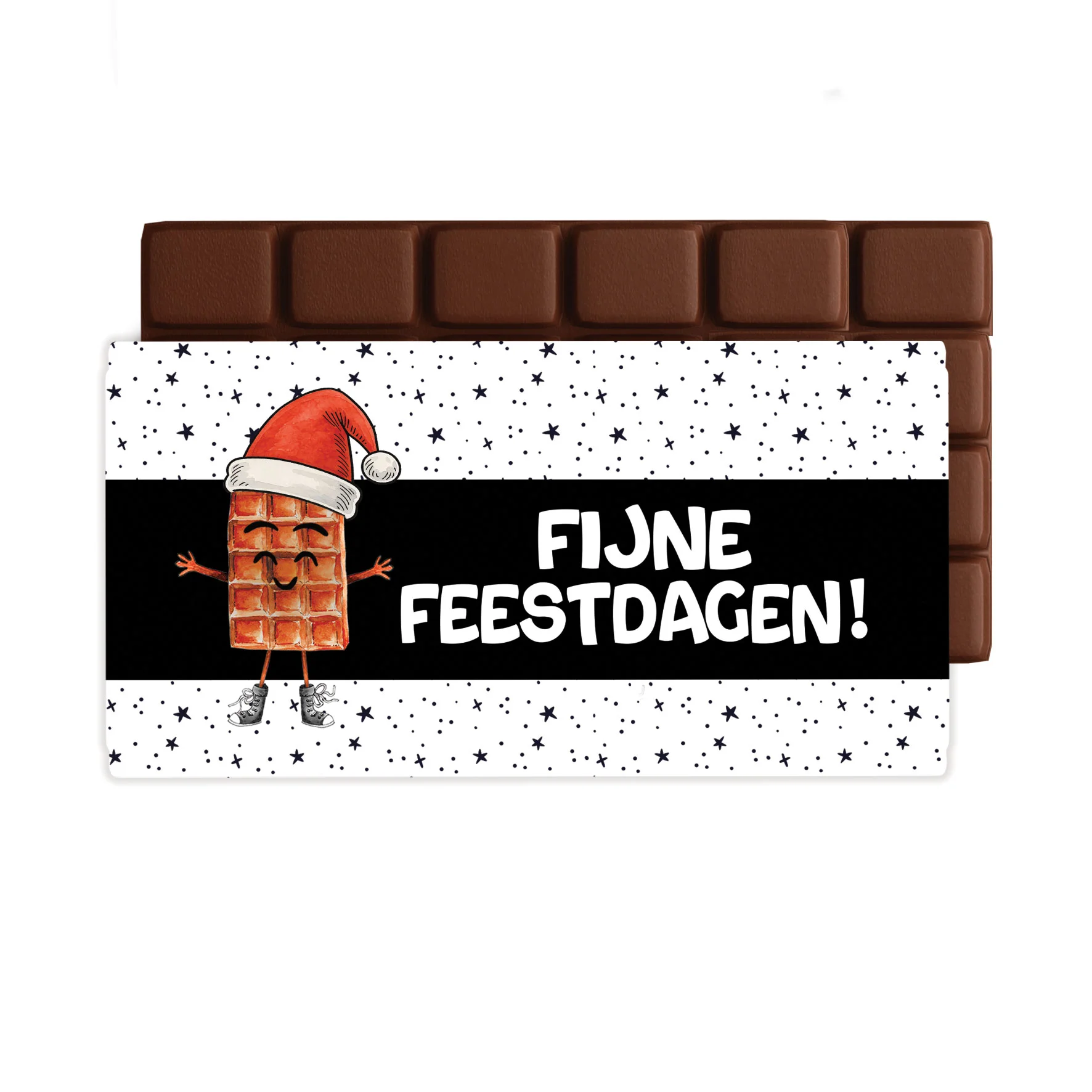 Chocoladegroet - Fijne feestdagen - Chocoladegroet kerst fijnefeestdagen - CHO0054