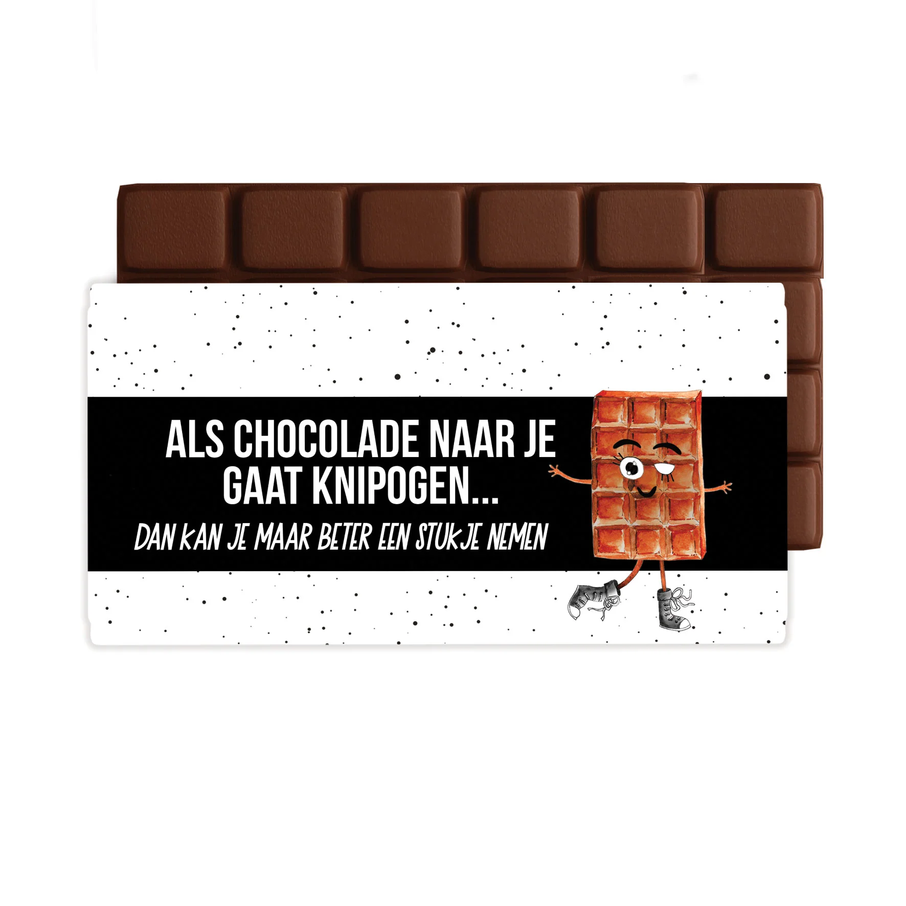 Chocoladegroet - Knipogen - Chocoladegroet knipogen 1 - CHO0014