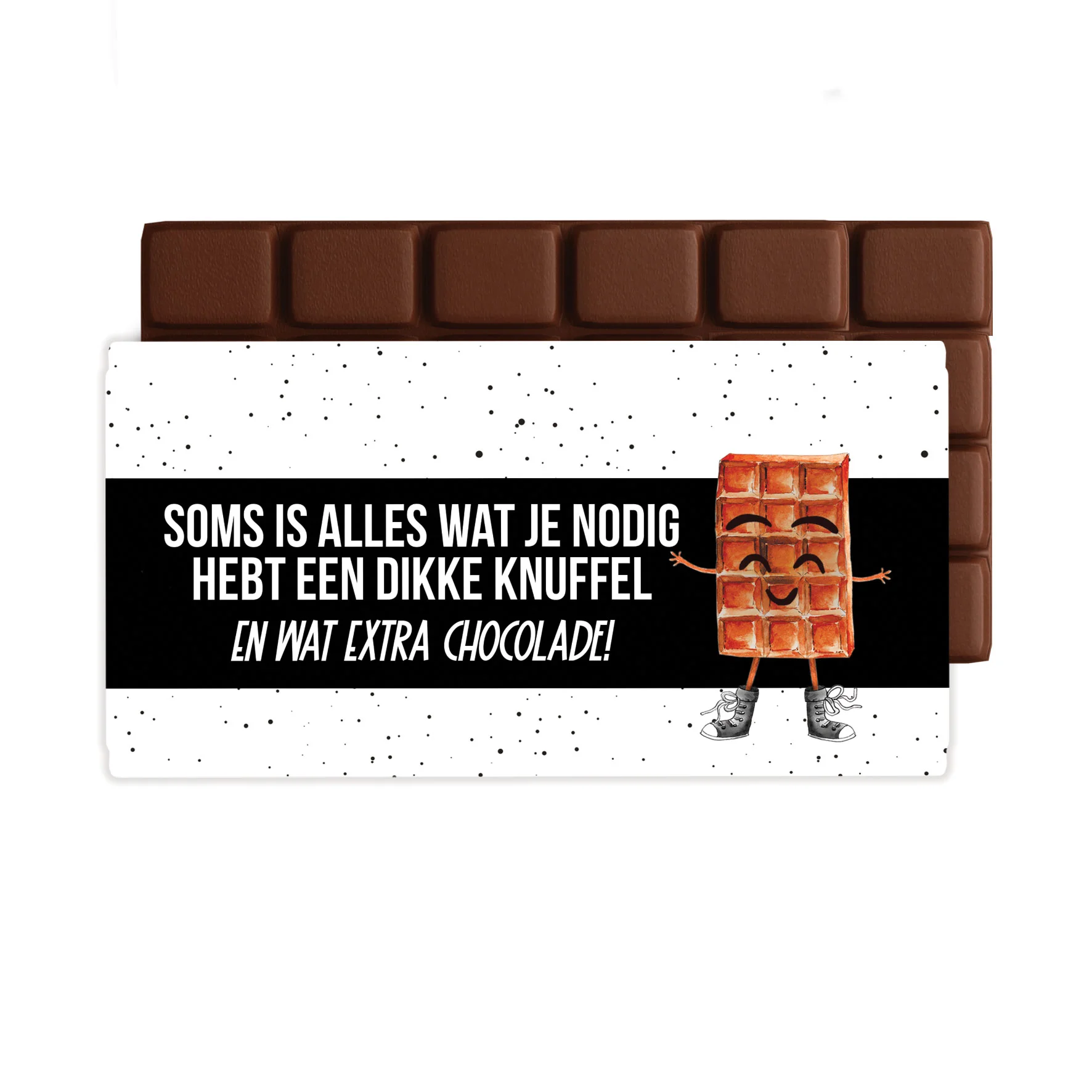 Chocoladegroet - Knuffel nodig - Chocoladegroet knuffelnodig - CHO0016
