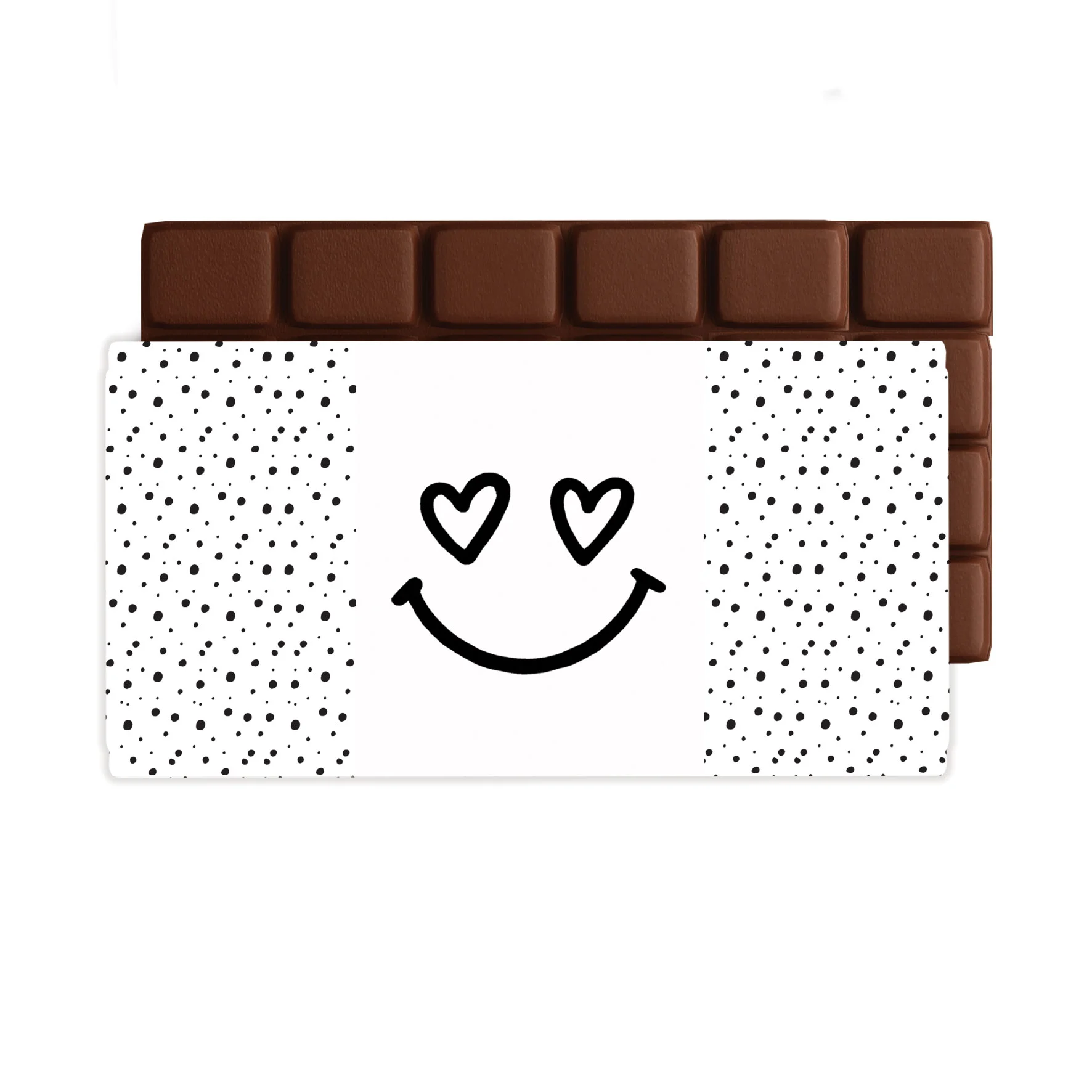 Chocoladegroet - Smiley Hart - Chocoladegroet smiley hart - CHO0004
