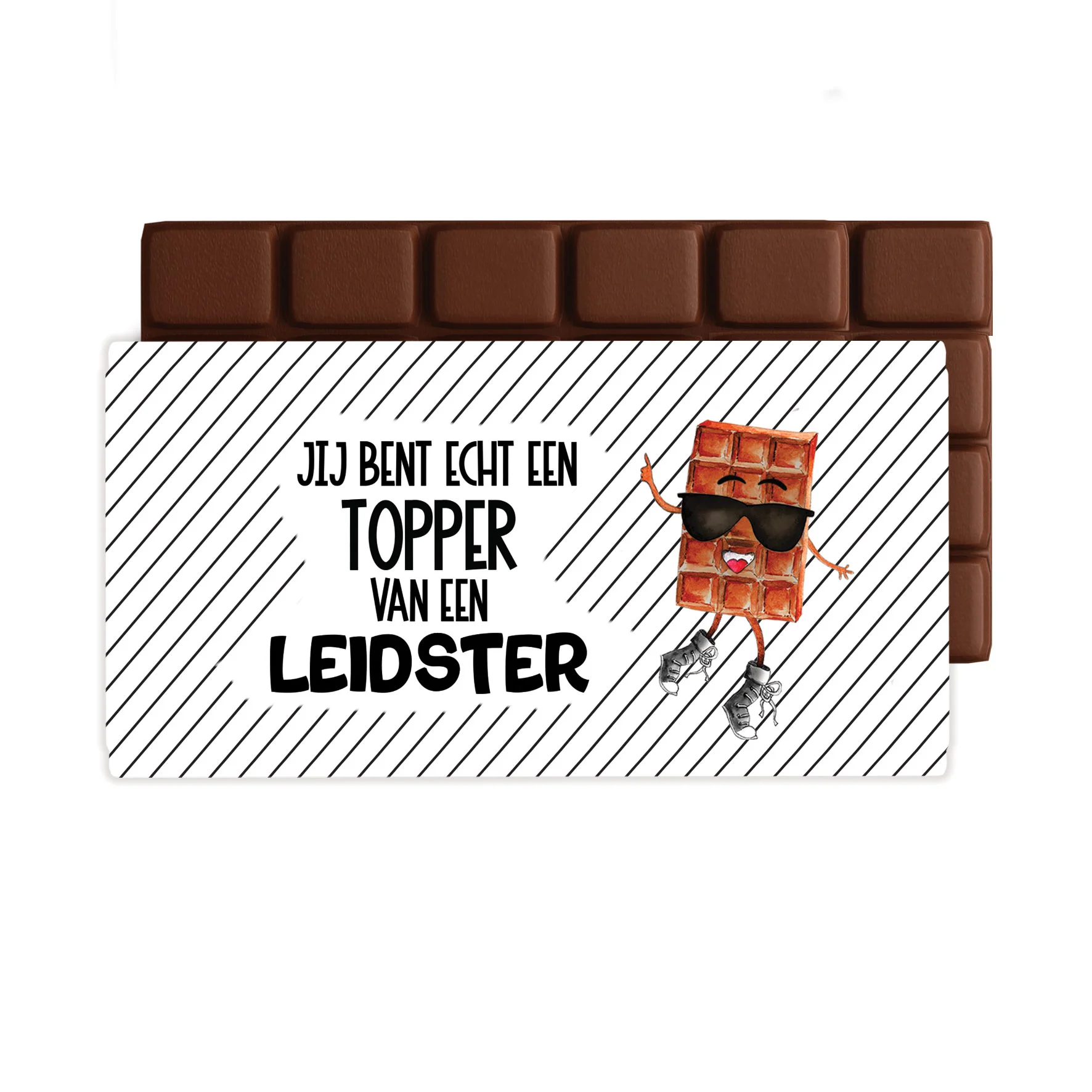 Chocoladegroet - Topper leidster - Chocoladegroet topper leidster - CHO0050