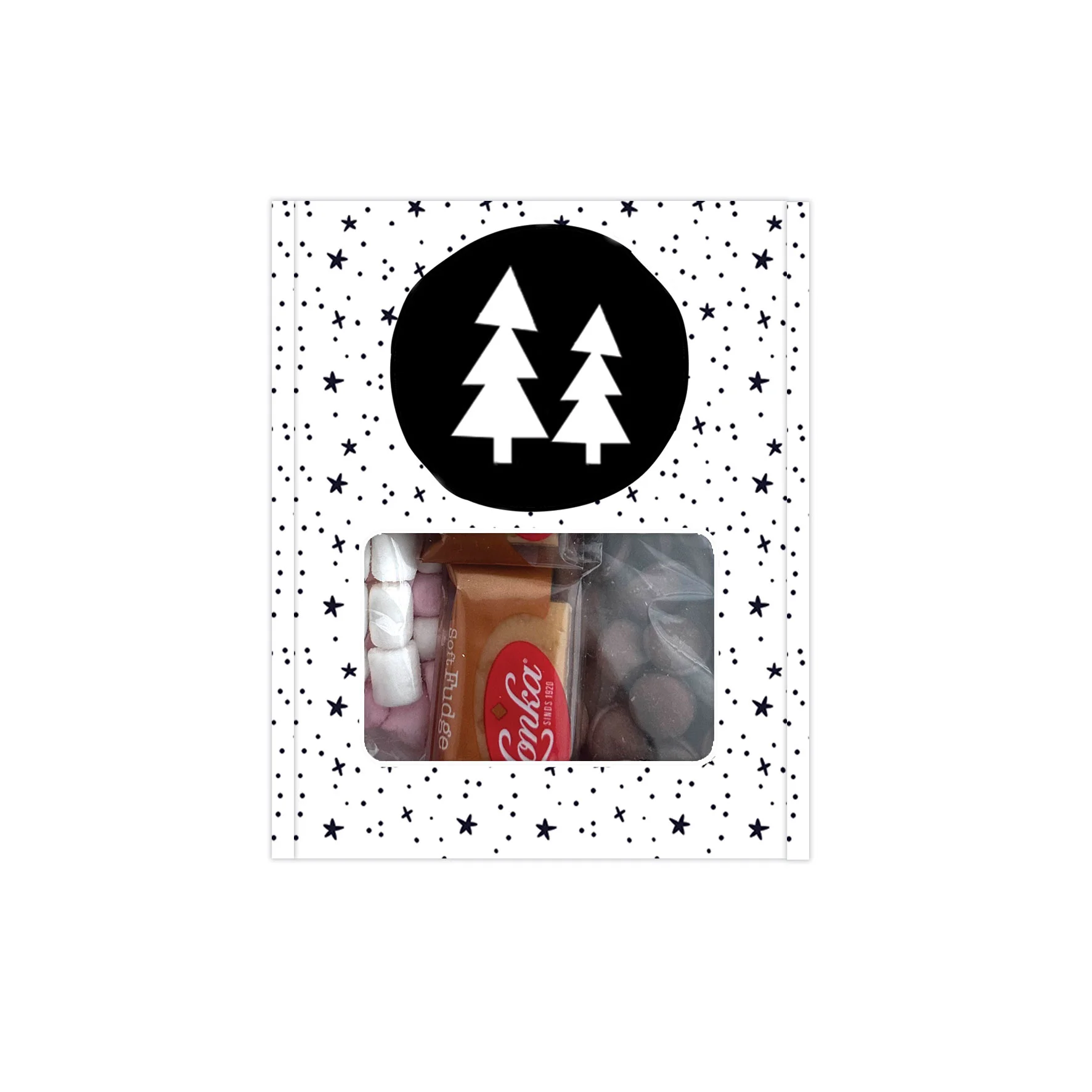 Chocolademelk cadeaudoosje | Kerstboom - Chocomelk cadeaudoosje kerstboom - CHOD0042