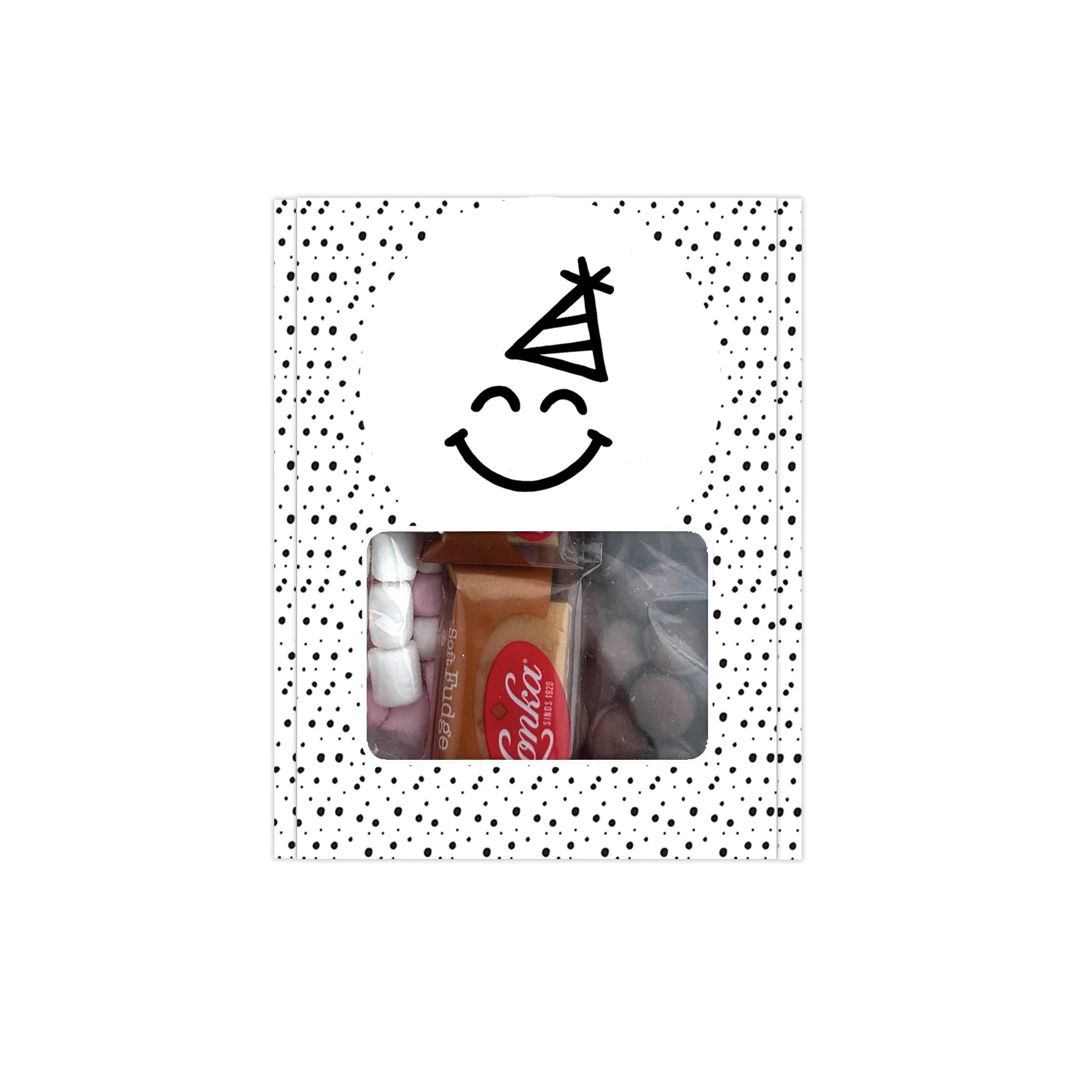 Chocolademelk cadeaudoosje | smiley feest - Chocomelk cadeaudoosje smiley feestje - CHOD0004