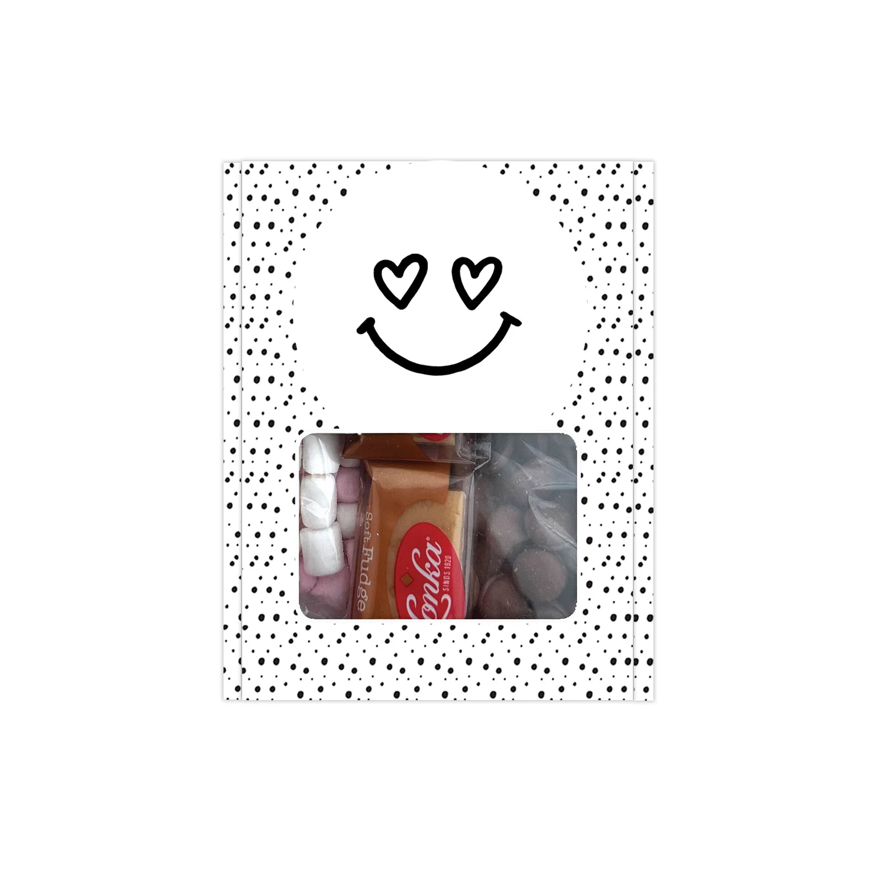 Chocolademelk cadeaudoosje | smiley hart - Chocomelk cadeaudoosje smiley hart 1 - CHOD0003