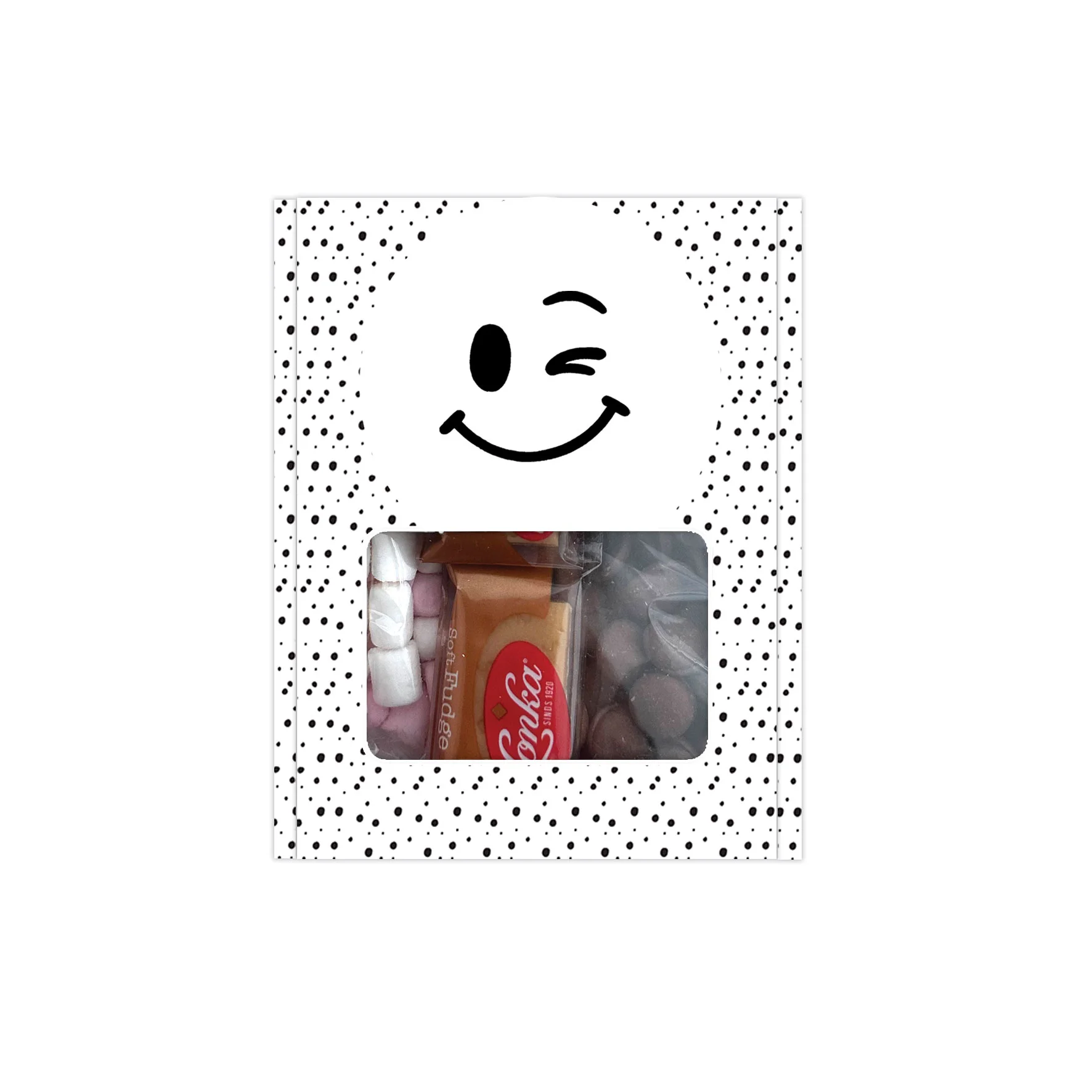 Chocolademelk cadeaudoosje | smiley knipoog - Chocomelk cadeaudoosje smiley knipoog - CHOD0006