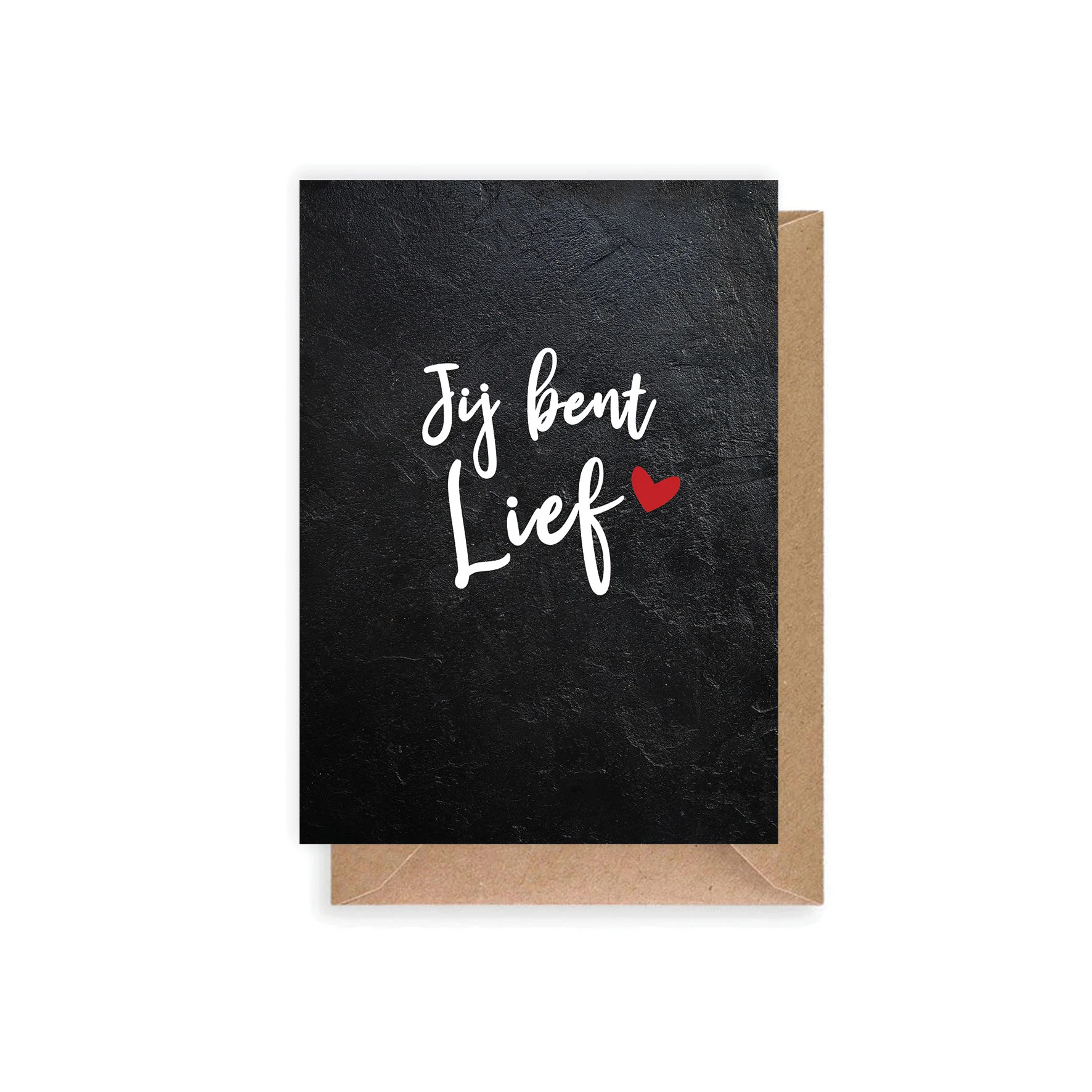 Wenskaart | Lief zwart - Jijbentlief zwart - ANS0102