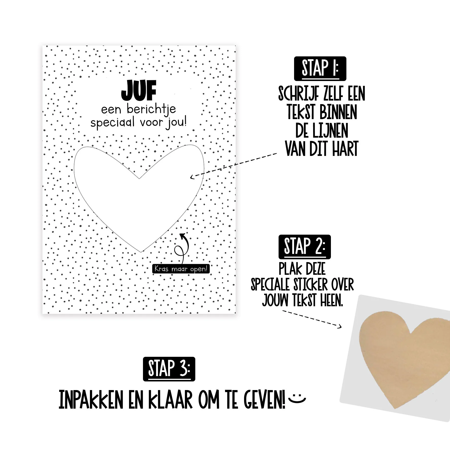 Kraskaart | Juf - Juf uitleg 1 - KRA0008