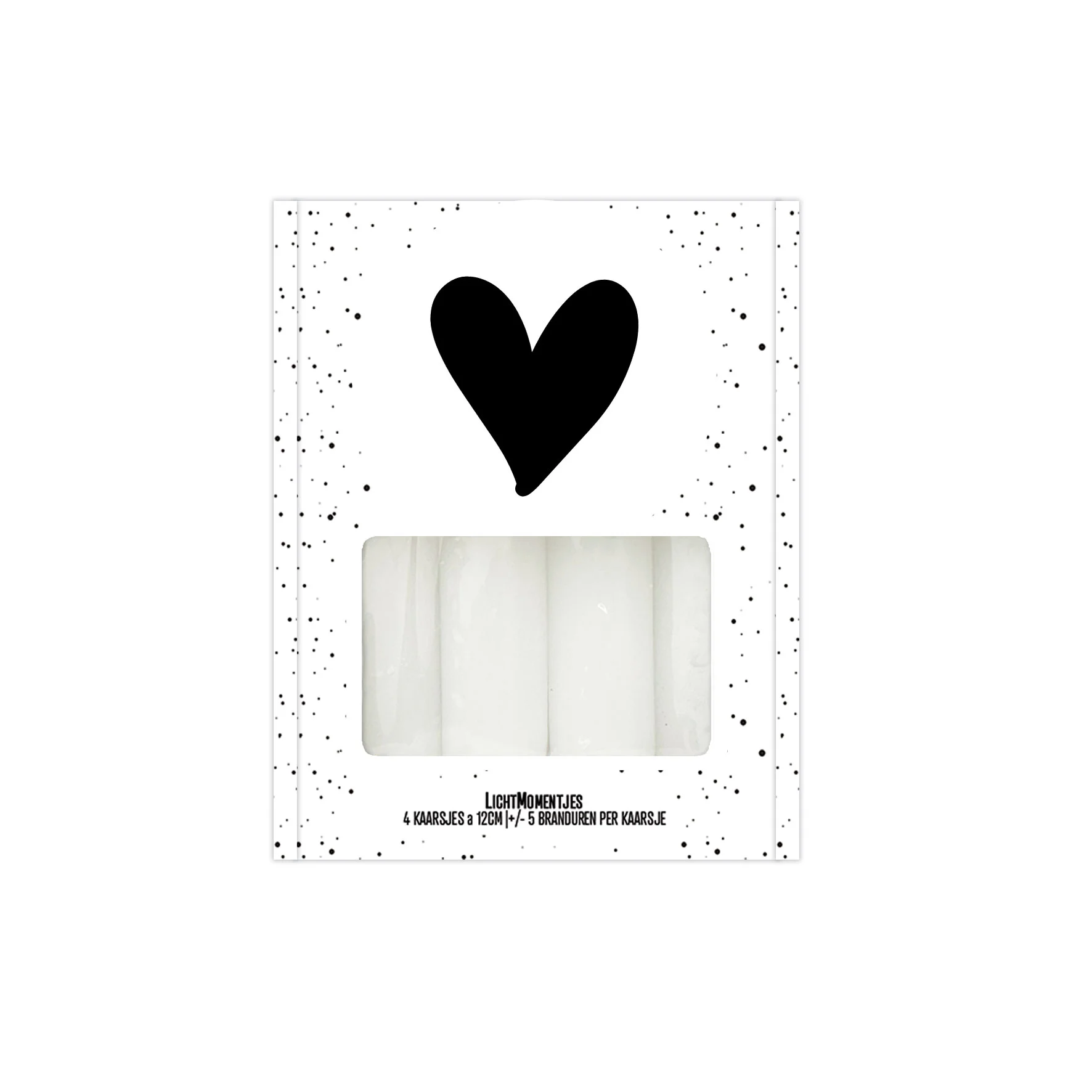Kaarsen-Cadeaudoosje | Hart - Kaarsen cadeaudoosjes hart - LICH0001