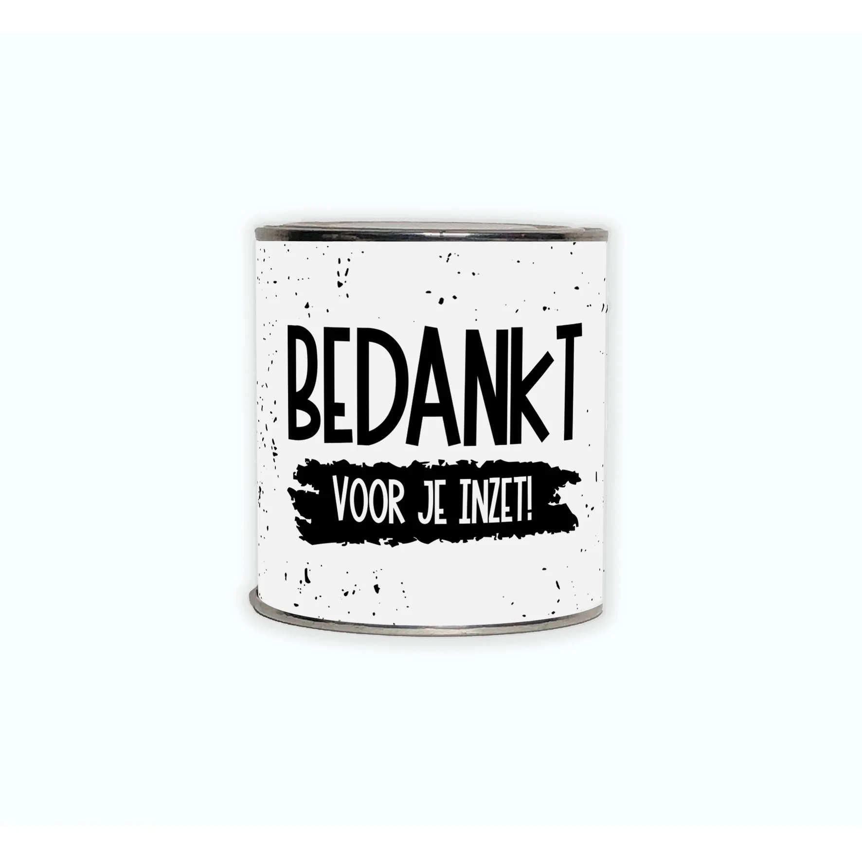 Cadeaublikje | bedankt inzet - Kadoblikje bedankt inzet - BLK0014