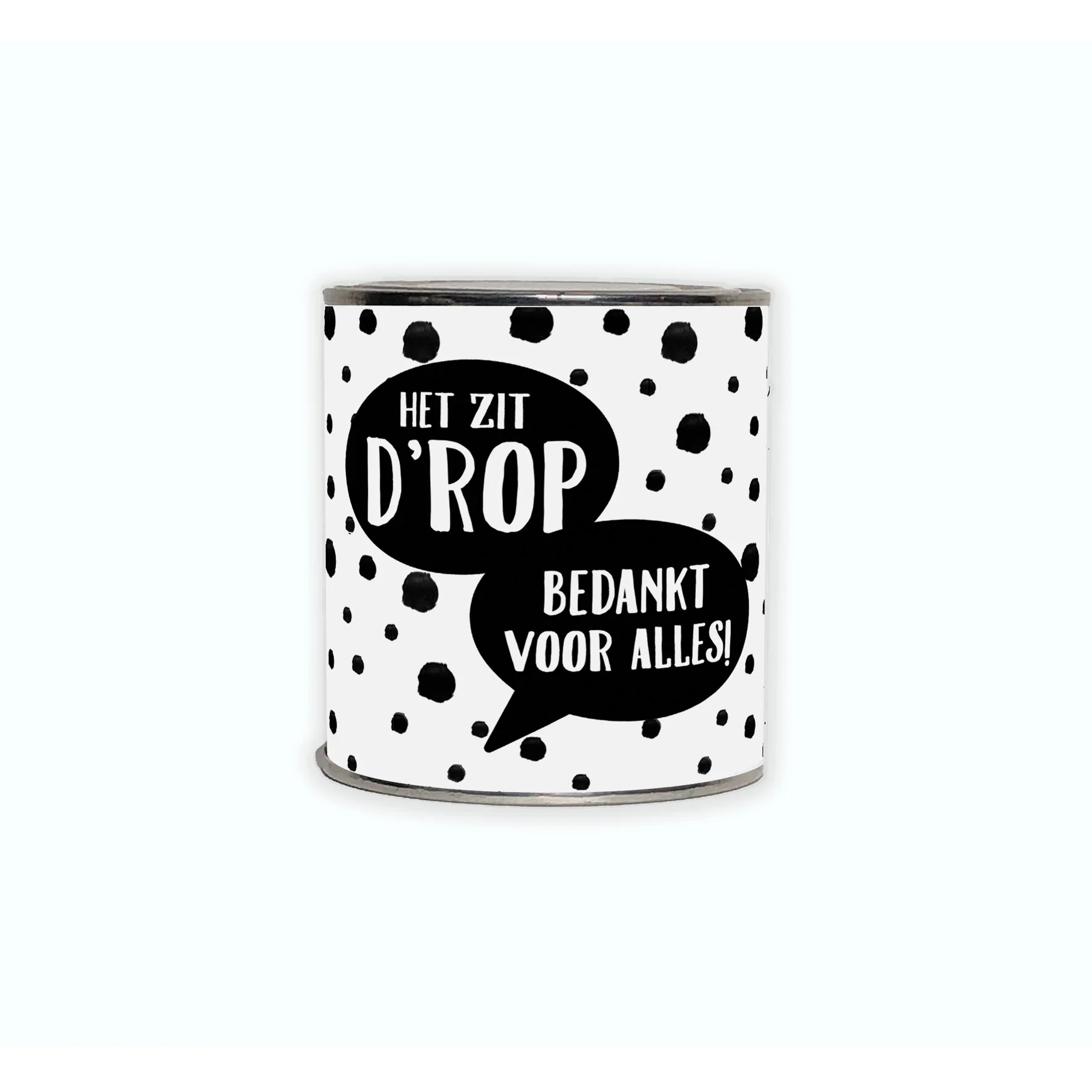 Cadeaublikje | D'rop bedankt voor alles - Kadoblikje drop bedanktvooralles - BLK0030