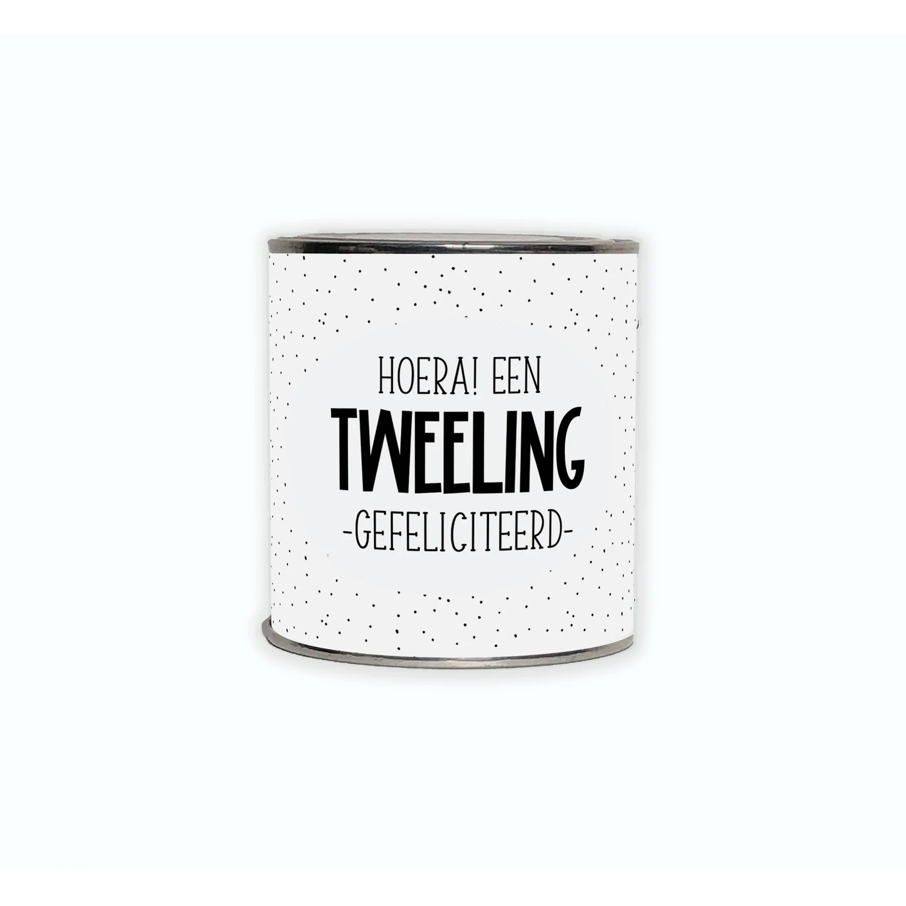 Cadeaublikje | Hoera Tweeling - Kadoblikje hoera tweeling - BLK0079