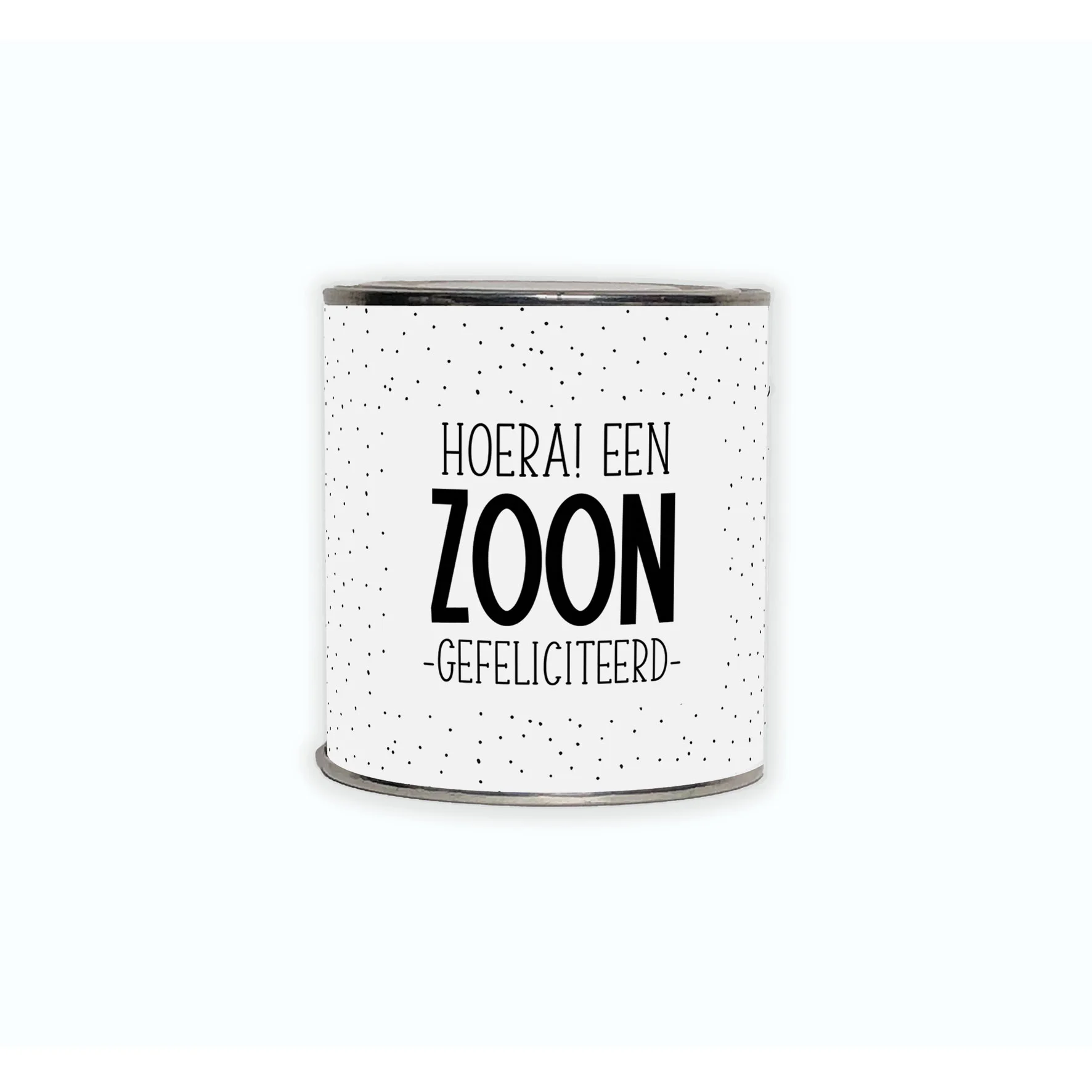 Cadeaublikje | Hoera Zoon - Kadoblikje hoera zoon - BLK0077