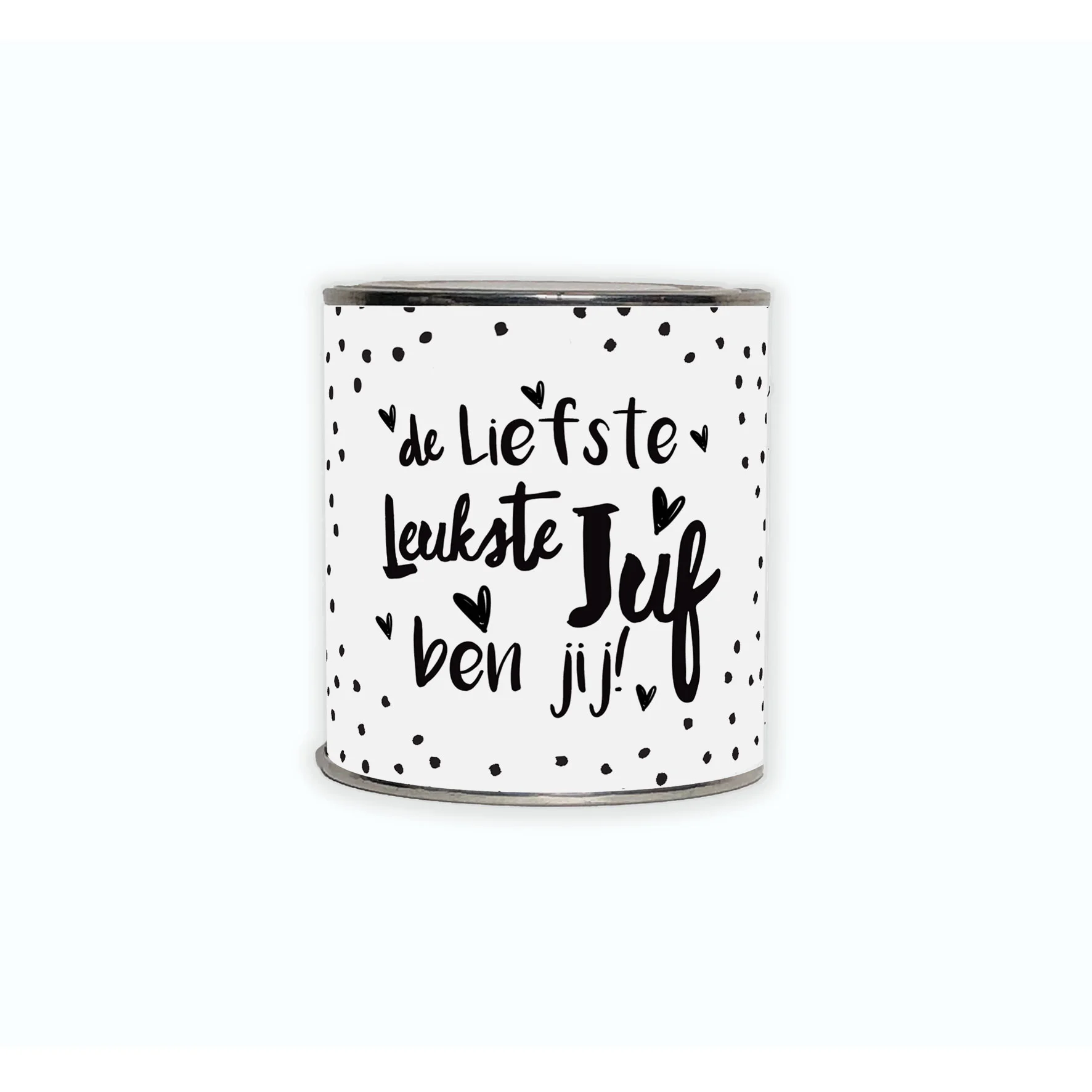 Cadeaublikje | Liefste leukste Juf - Kadoblikje liefste leukste juf - BLK0056