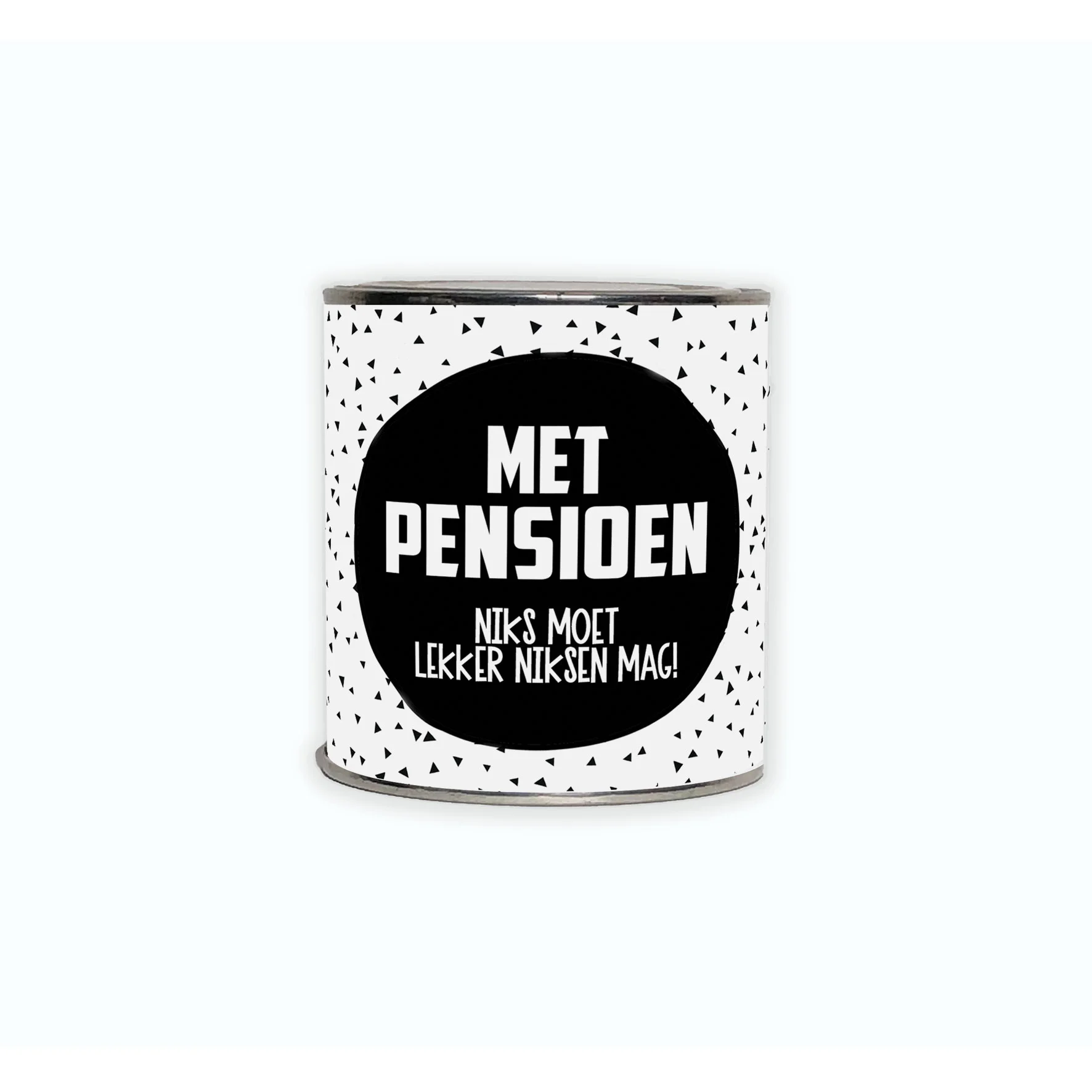 Cadeaublikje | Pensioen niks moet - Kadoblikje pensioen niksmoet - BLK0045