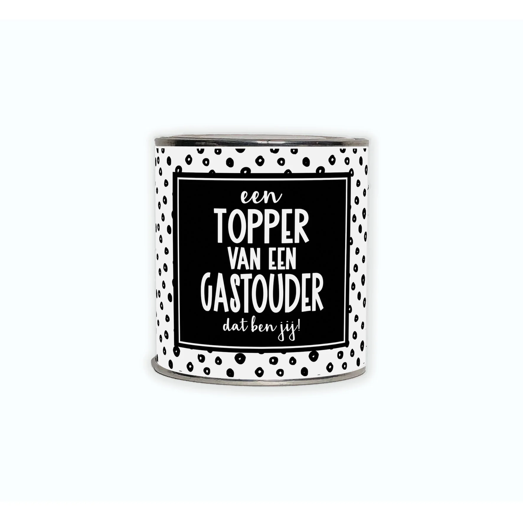 Cadeaublikje | Topper Gastouder - Kadoblikje topper gastouder - BLK0065
