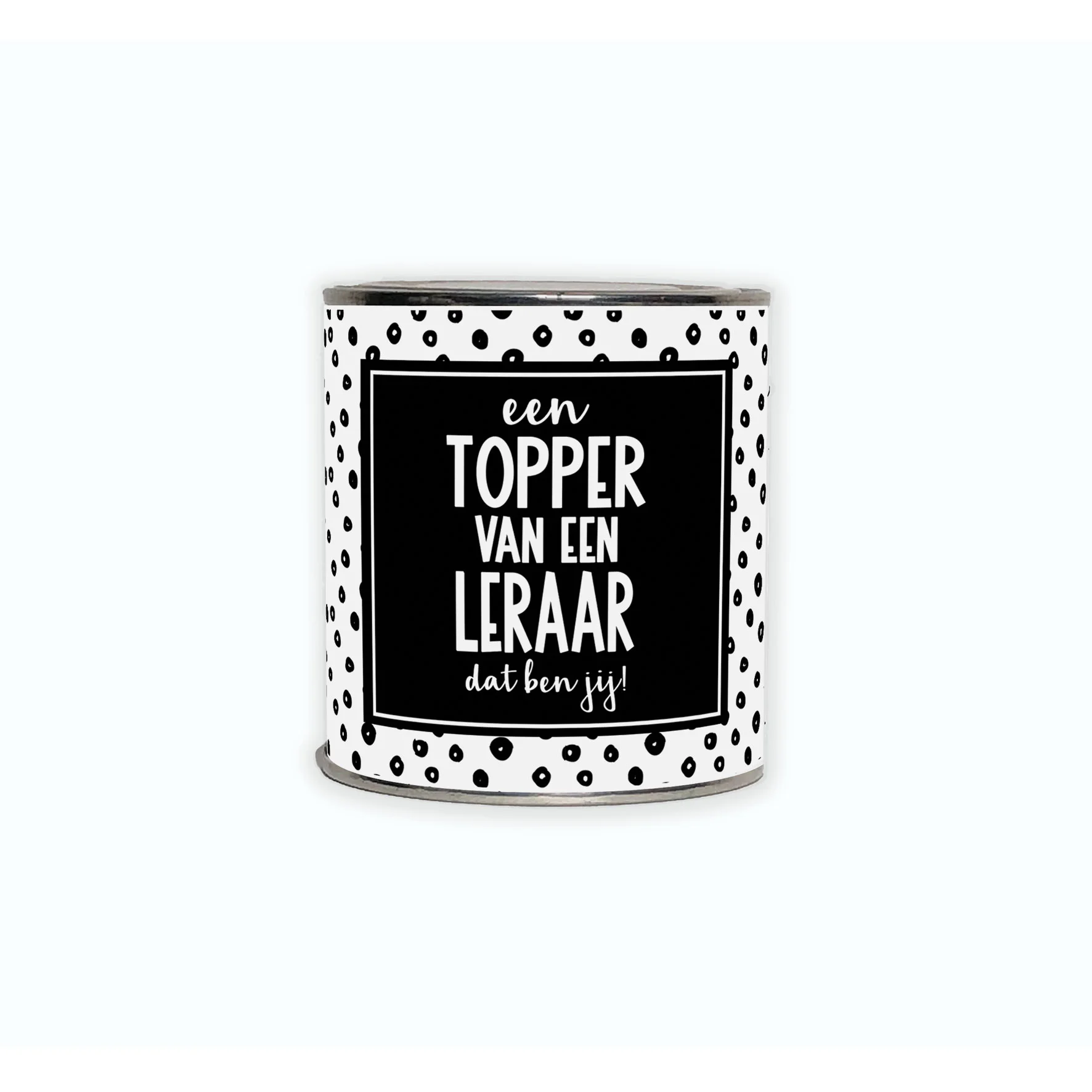 Cadeaublikje | Topper leraar - Kadoblikje topper leraar - BLK0050