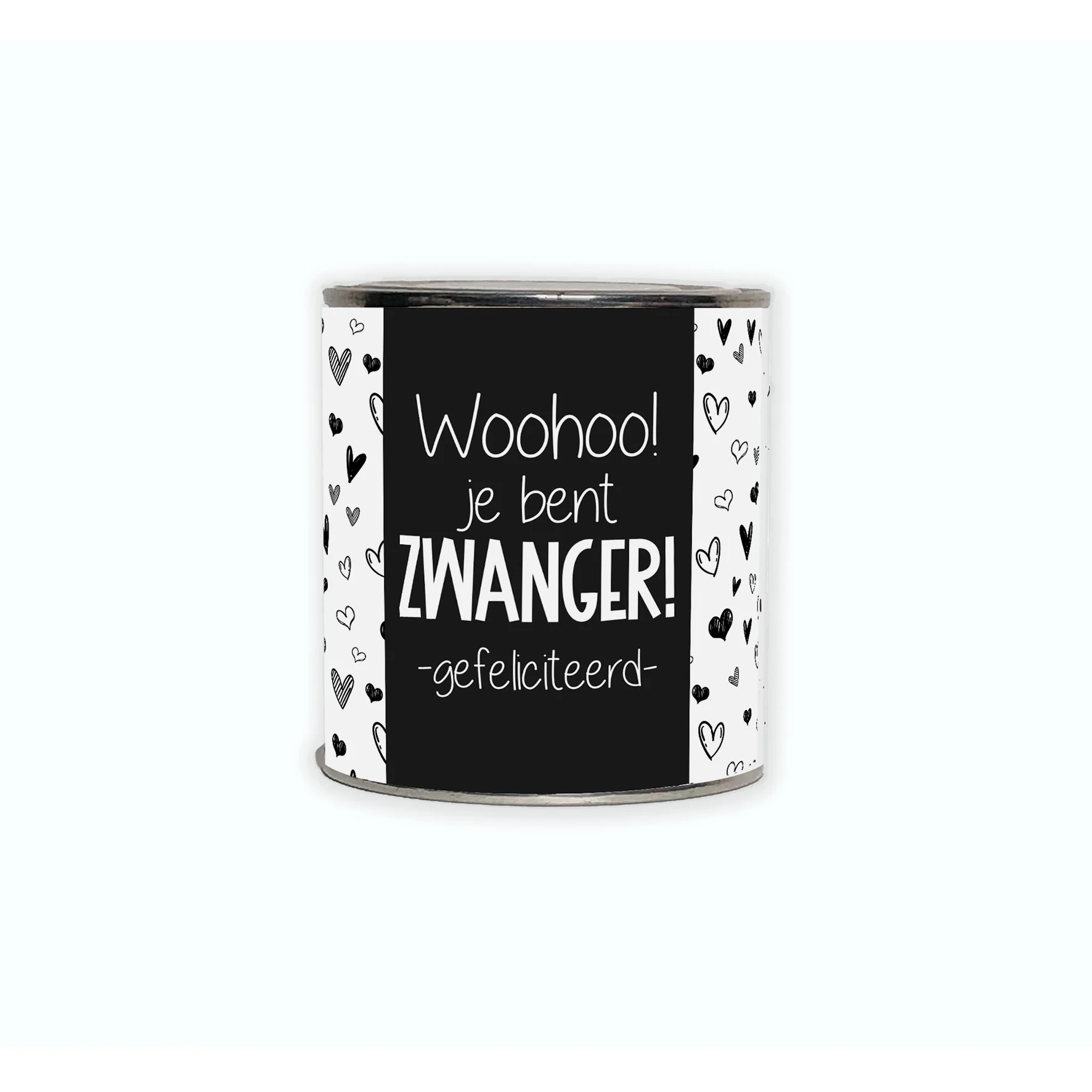 Cadeaublikje | Woohoo Zwanger - Kadoblikje zwanger - BLK0073