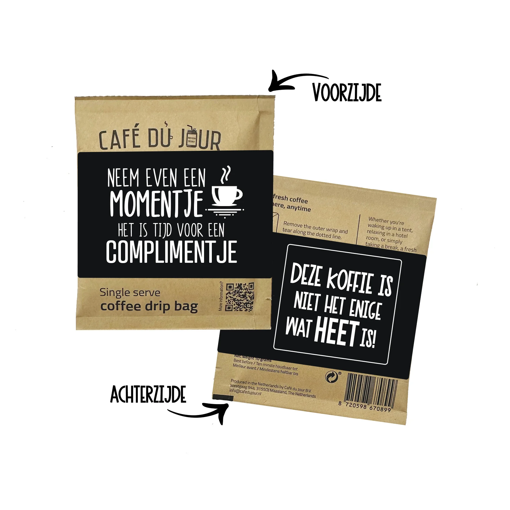 Koffiepost - Compliment | Heet is - Koffie compliment heetis - KOF0010