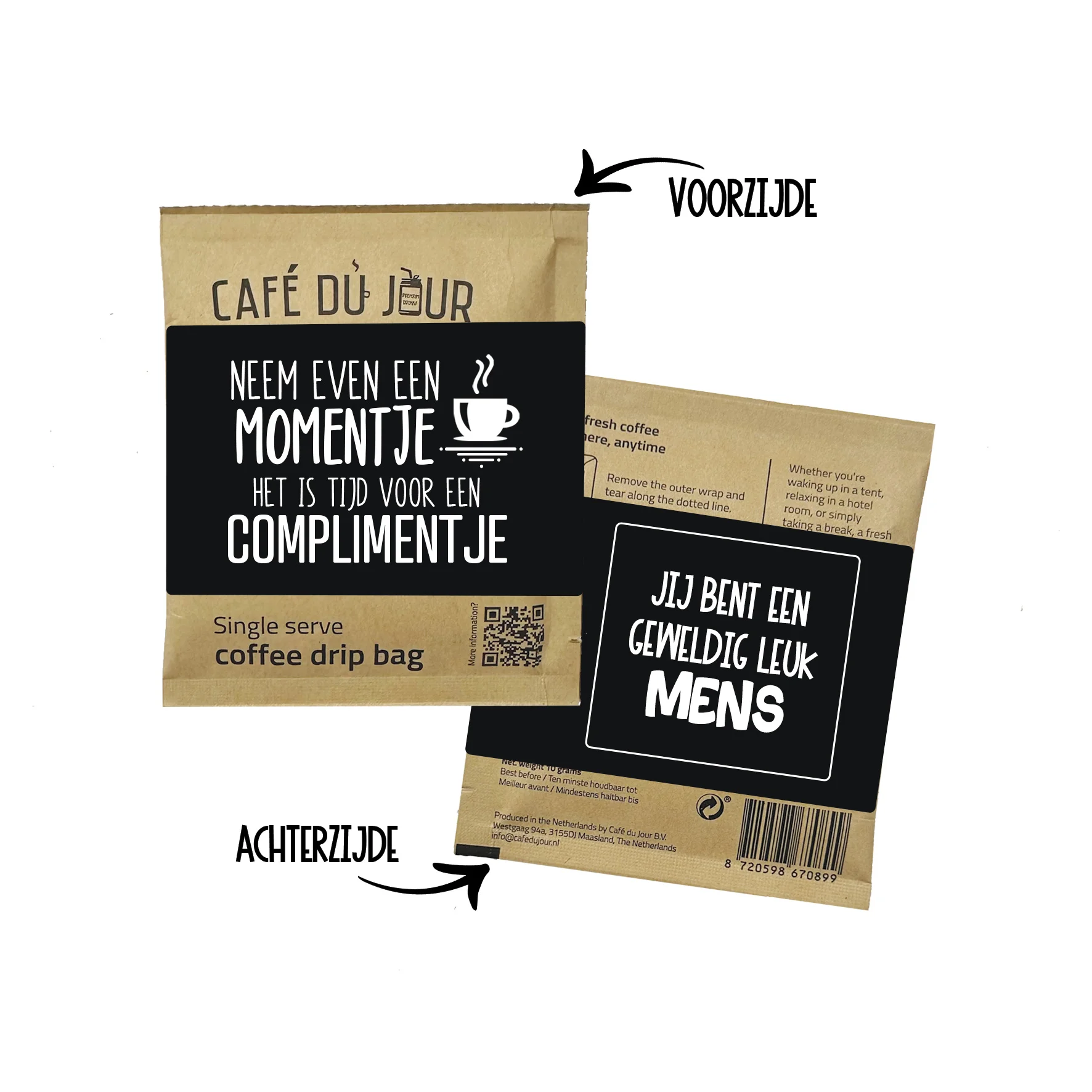 Koffiepost - Compliment | Leuk mens - Koffie compliment leukmens 1 - KOF0008