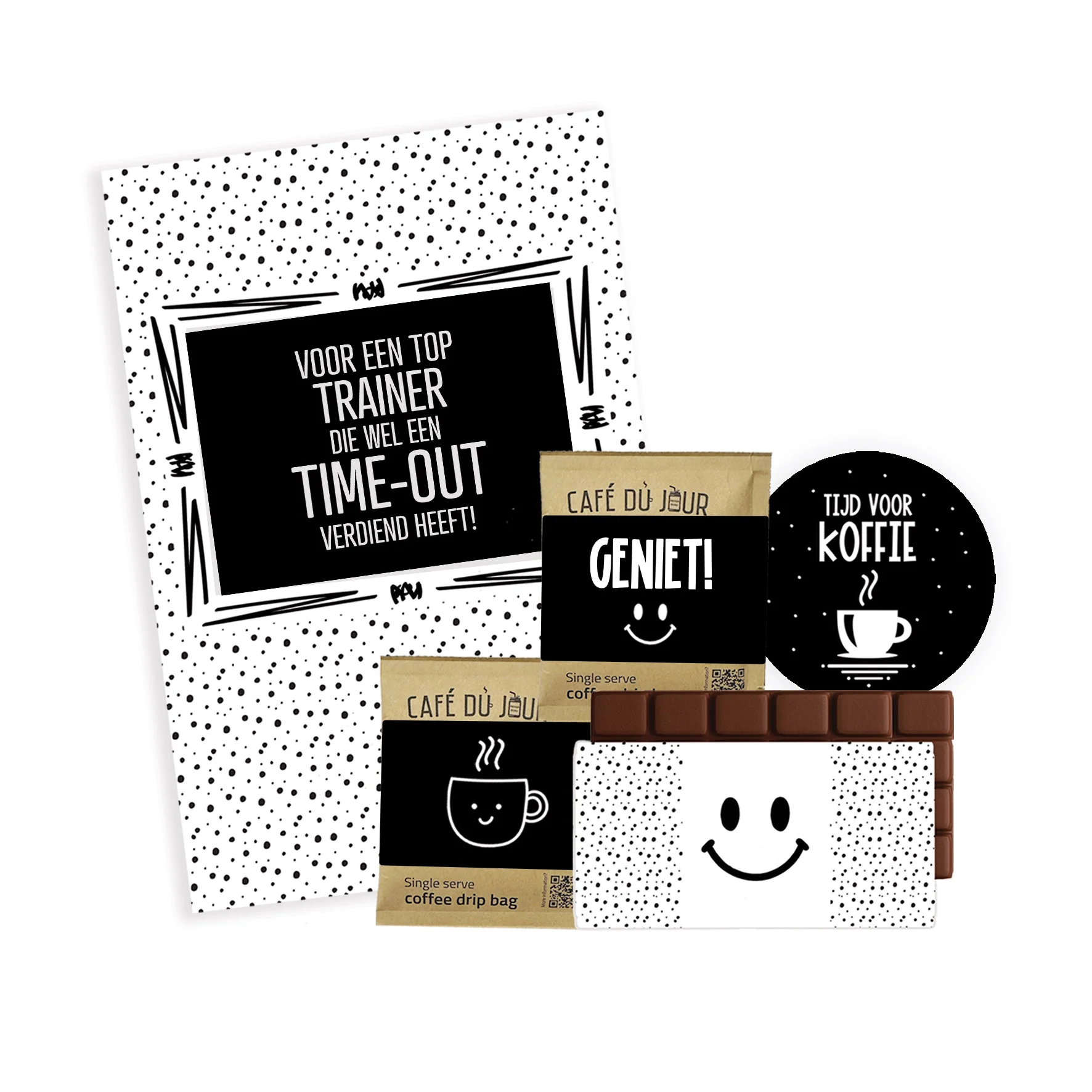 Koffie cadeaubox | Trainer - Koffie stip timeout trainer - KOFCB0036