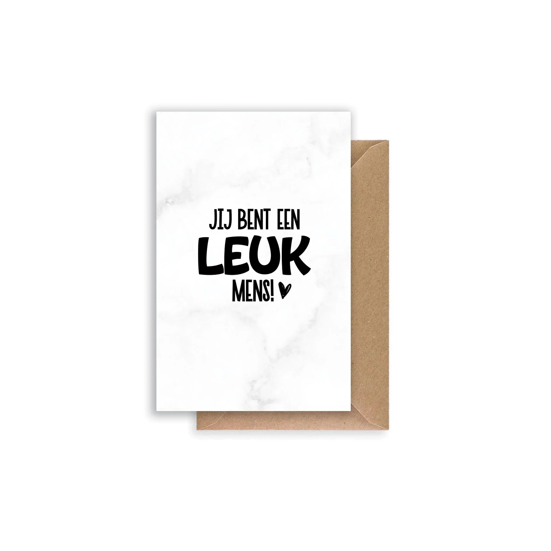 Minikaart | Leuk mens - Leukmens - MKA0009