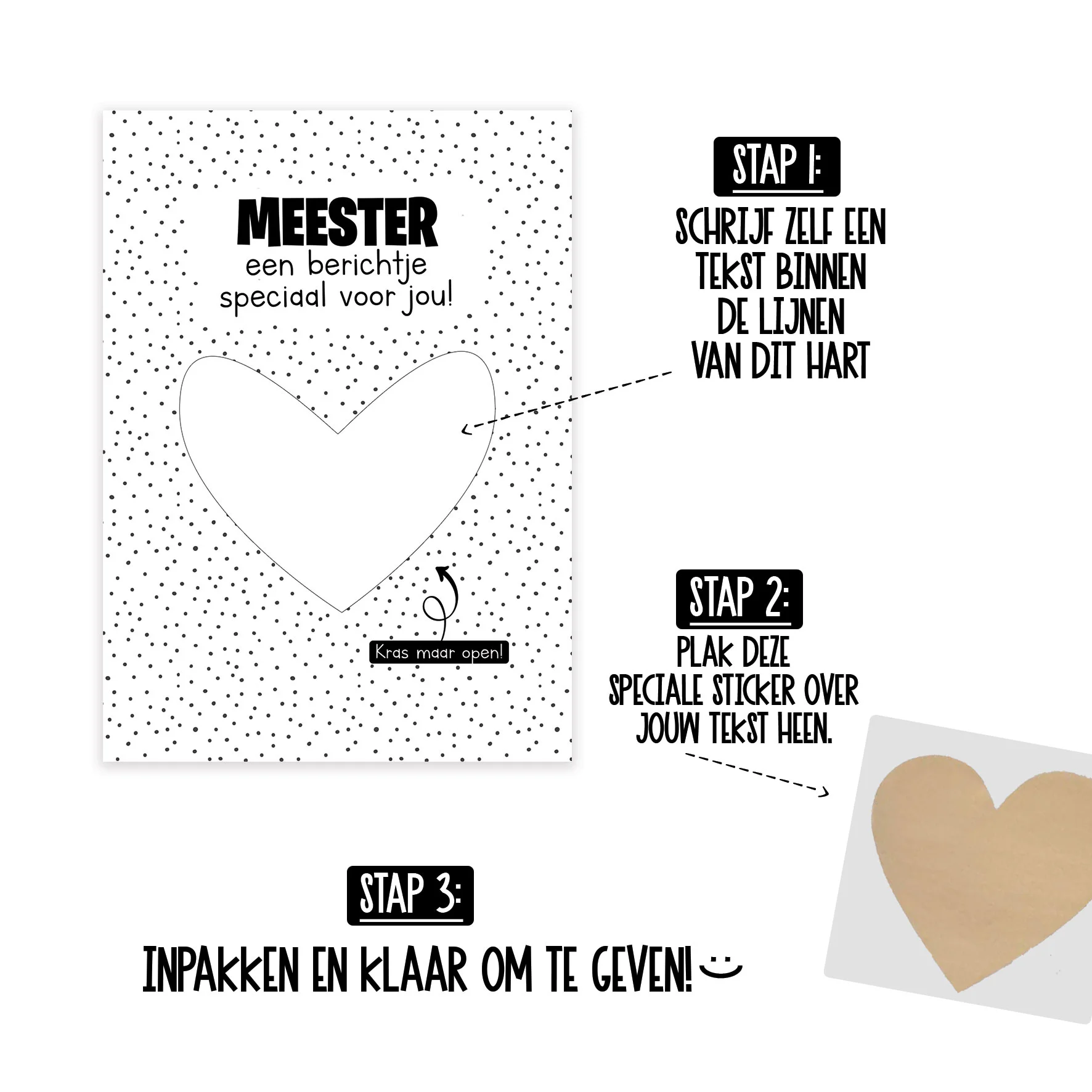 Kraskaart | Meester - Meester uitleg 1 - KRA0006