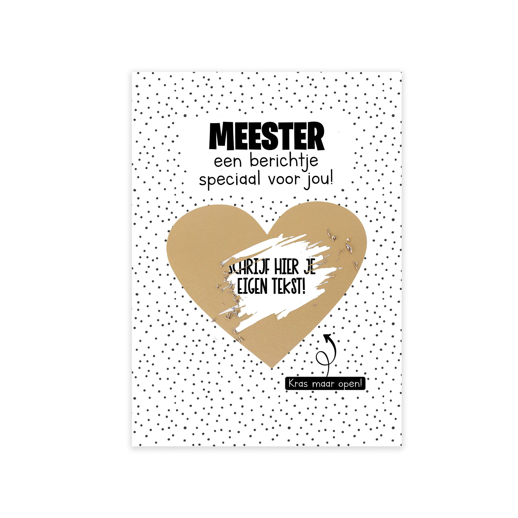 Kraskaart | Meester - Meester - KRA0006