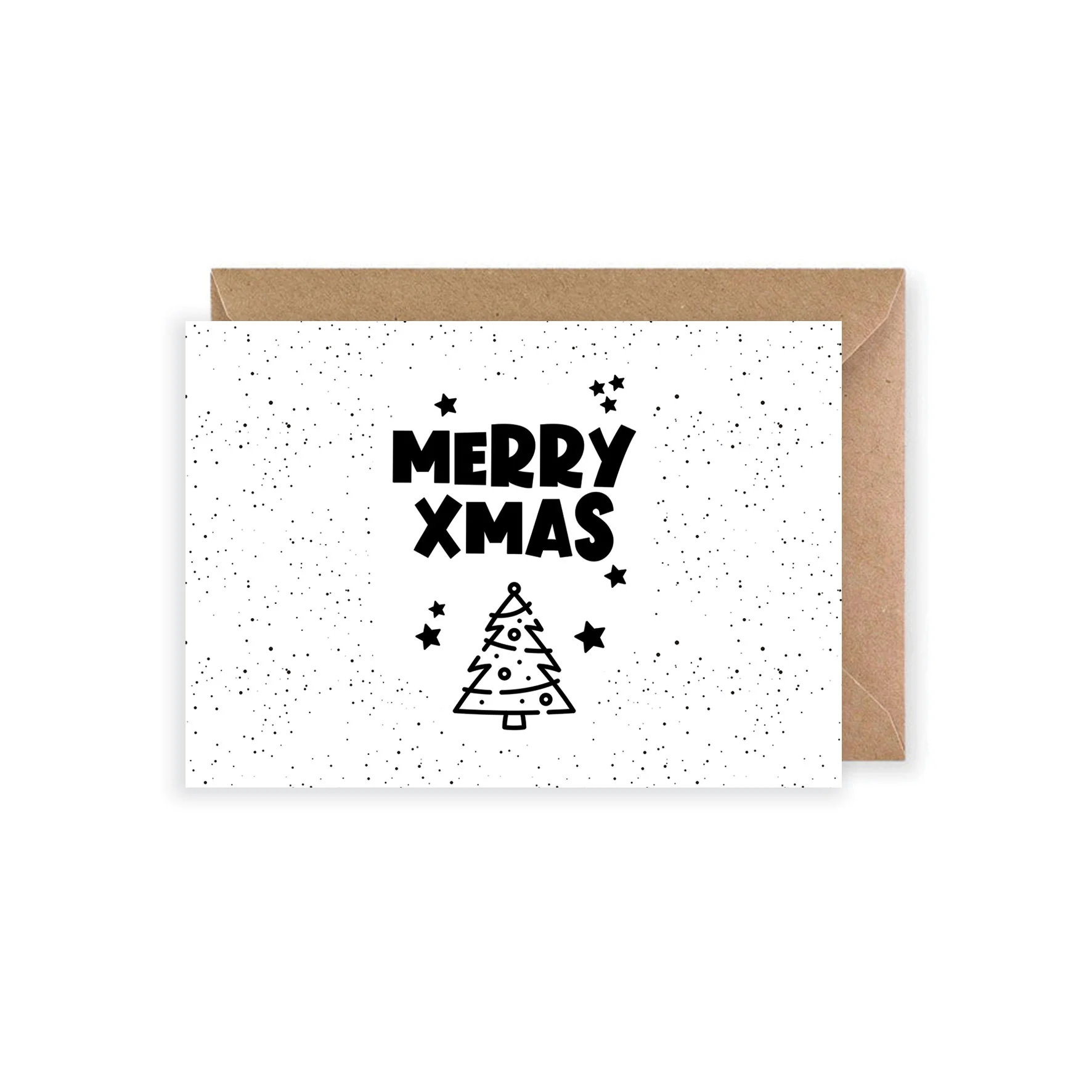 Wenskaart | Merry X mas - Merryxmas - ANS0023