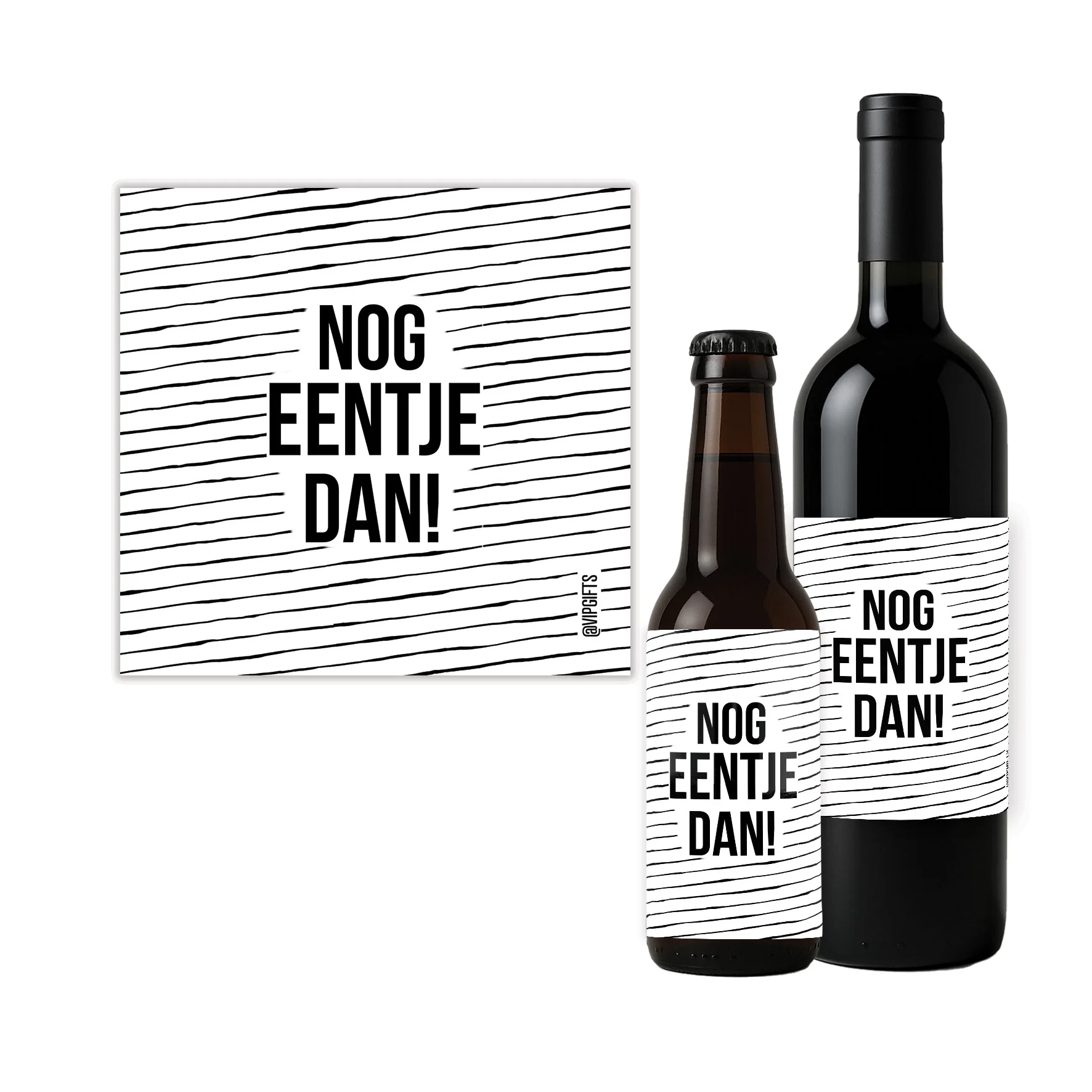 Flesetiket - Nog eentje dan - Nogeentjedan - FLE0017
