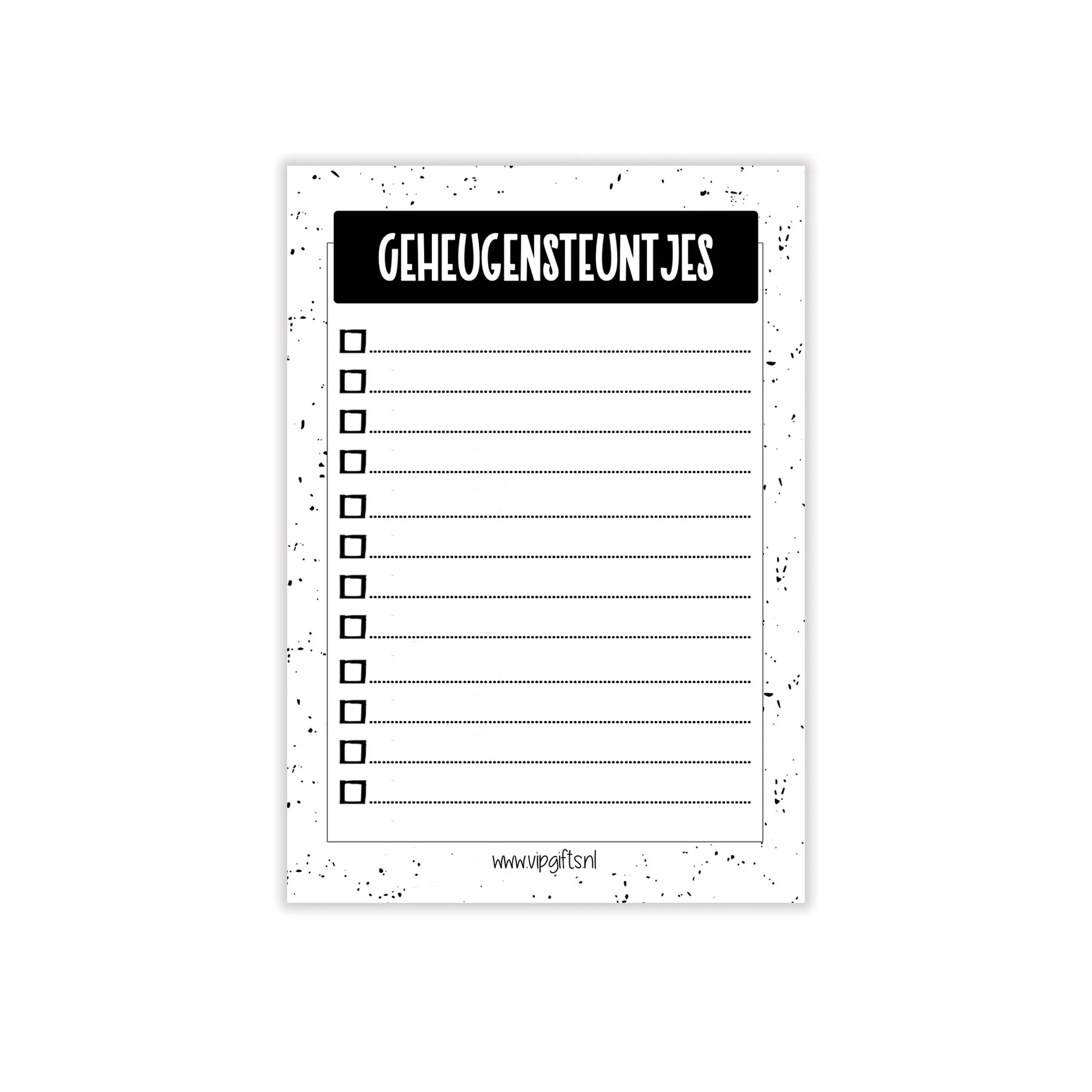Notitieblokje | Geheugensteuntjes - Notities geheugensteuntjes - NOT0001