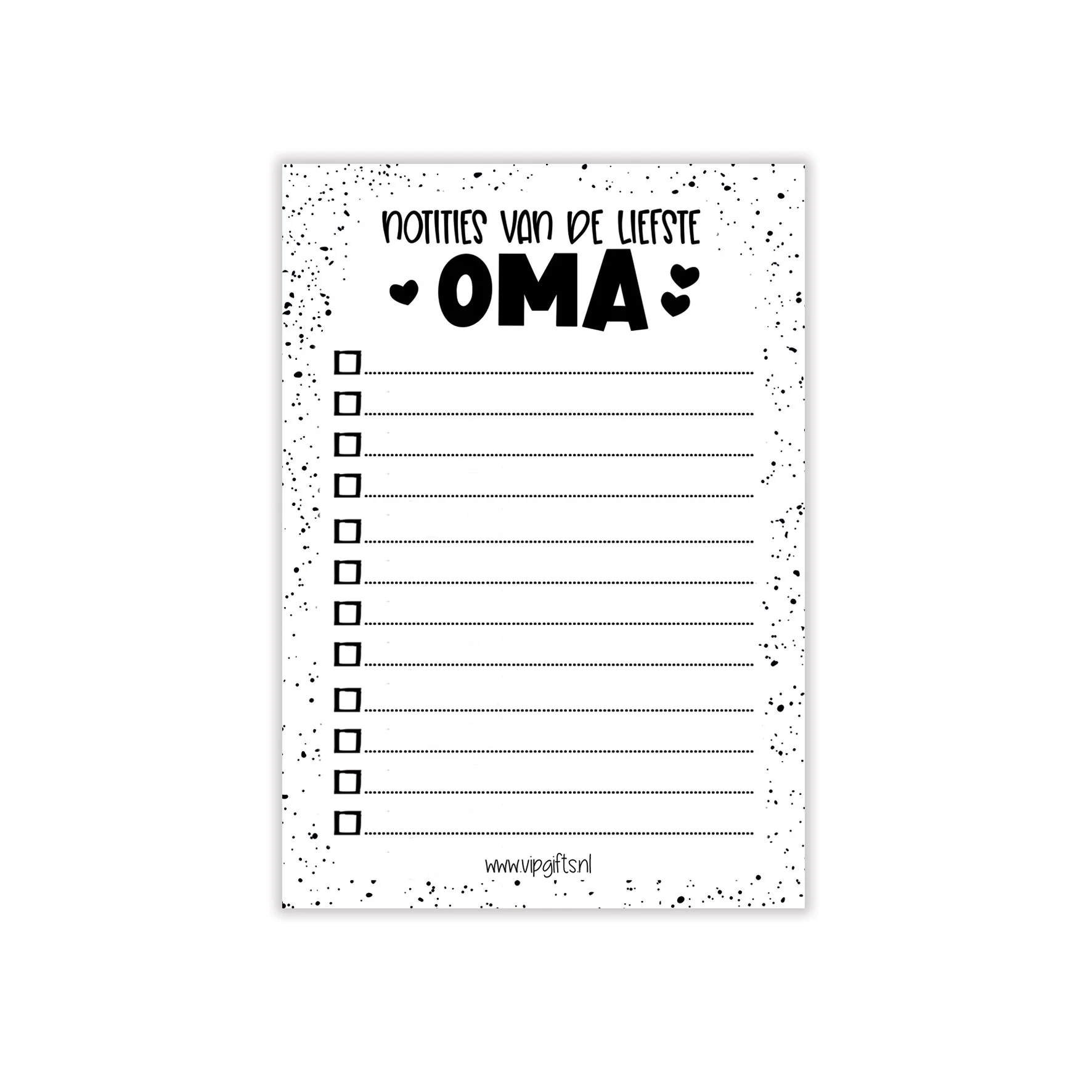 Notitieblokje | Oma - Notities oma - NOT0014