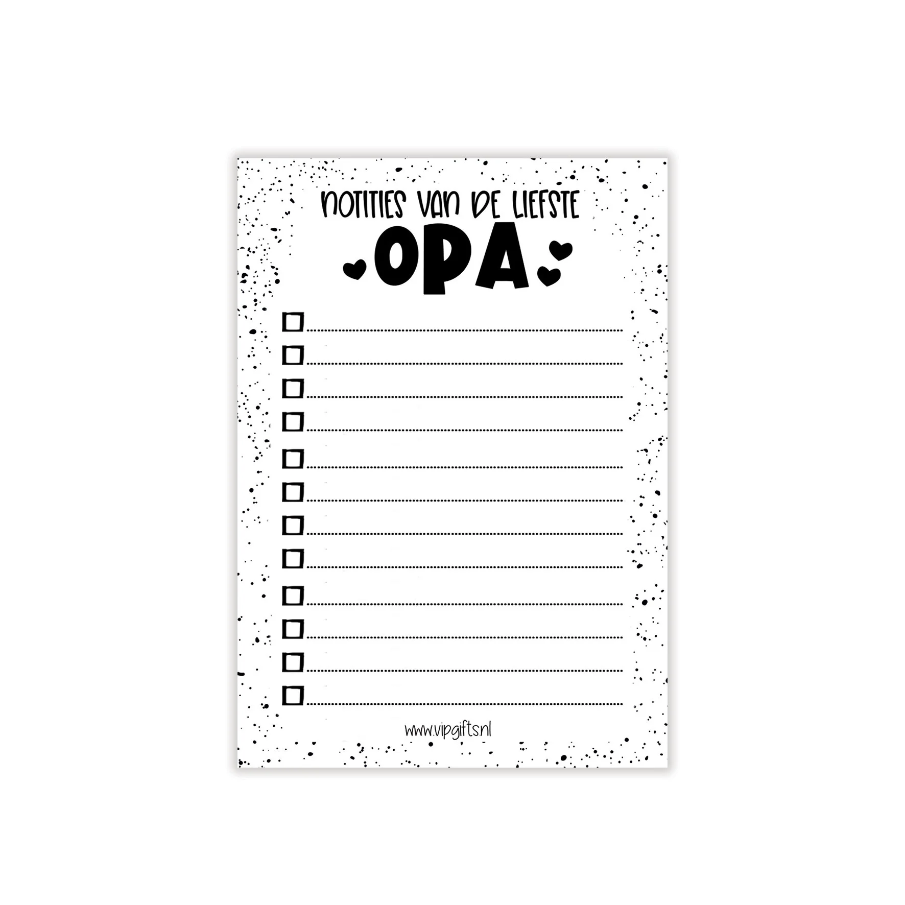 Notitieblokje | Opa - Notities opa - NOT0015