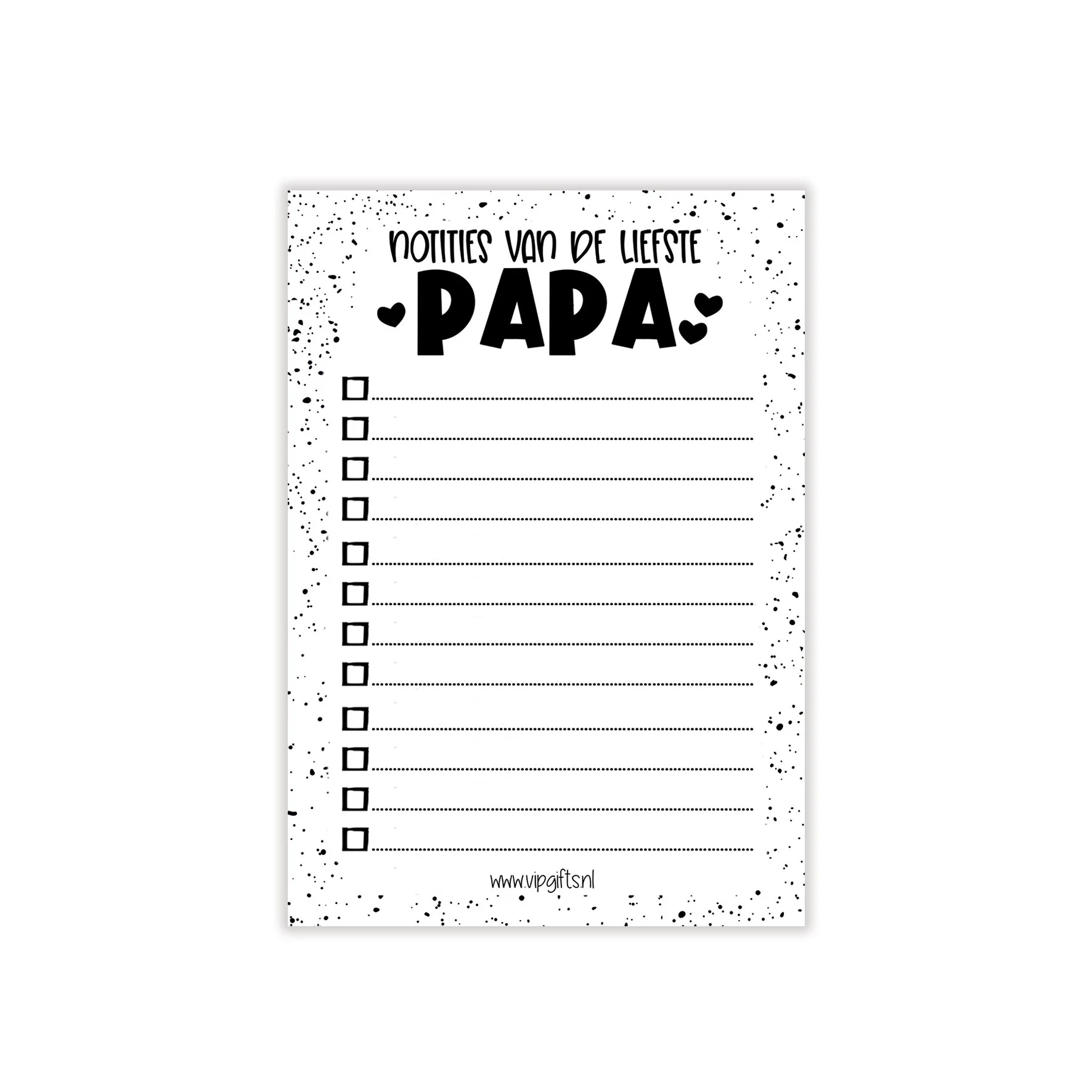 Notitieblokje | Papa - Notities papa - NOT0013