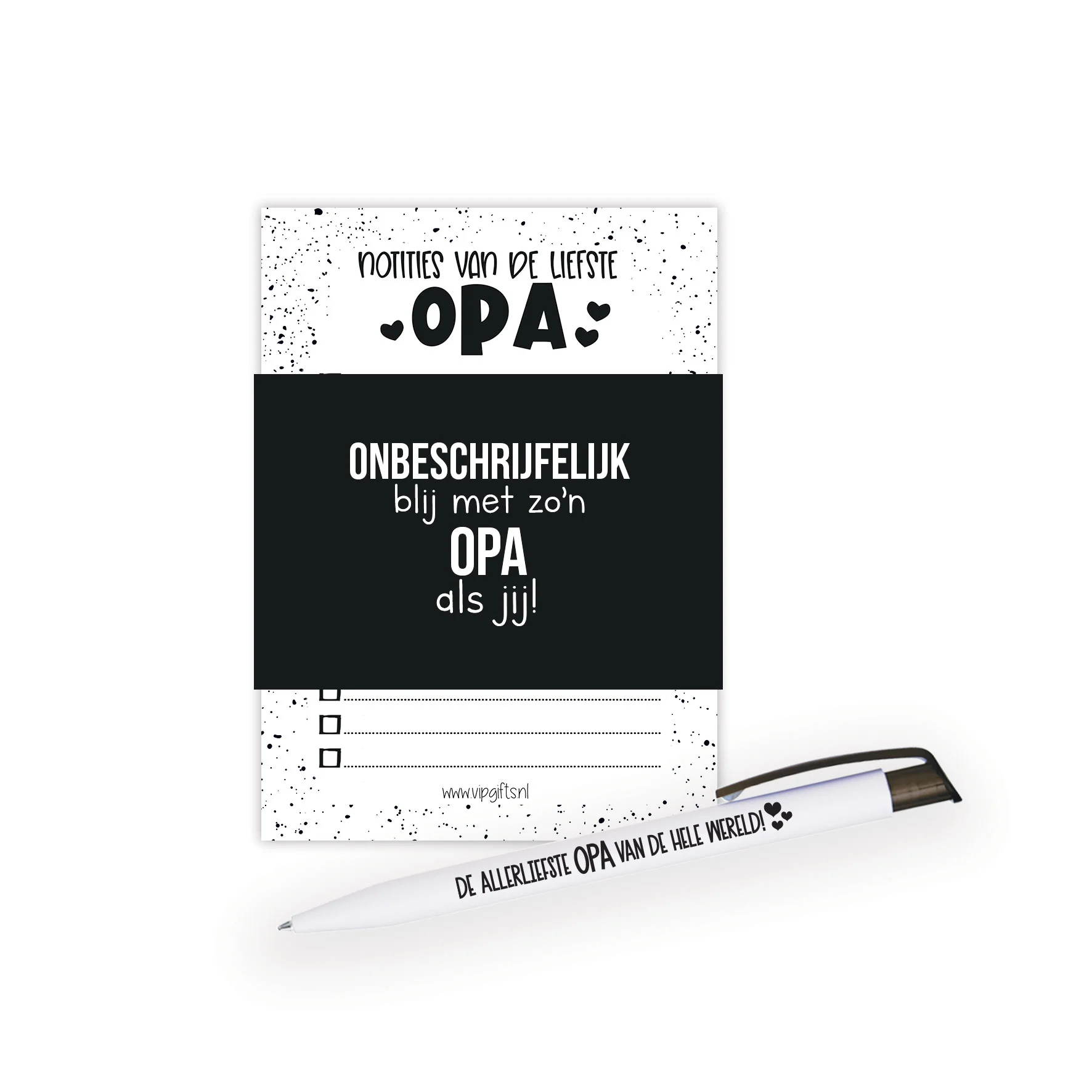 Notitieblok Cadeauset | Opa - Onbeschrijfelijk opa - NOTS00010