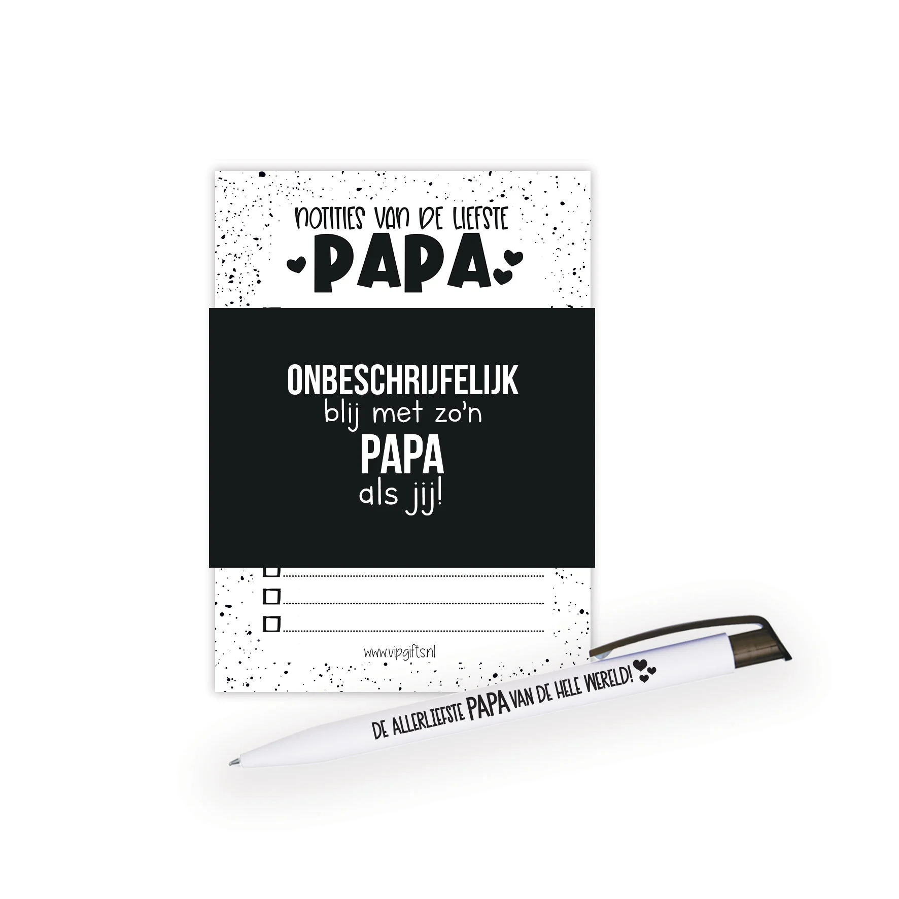 Notitieblok Cadeauset | Papa - Onbeschrijfelijk papa - NOTS00009