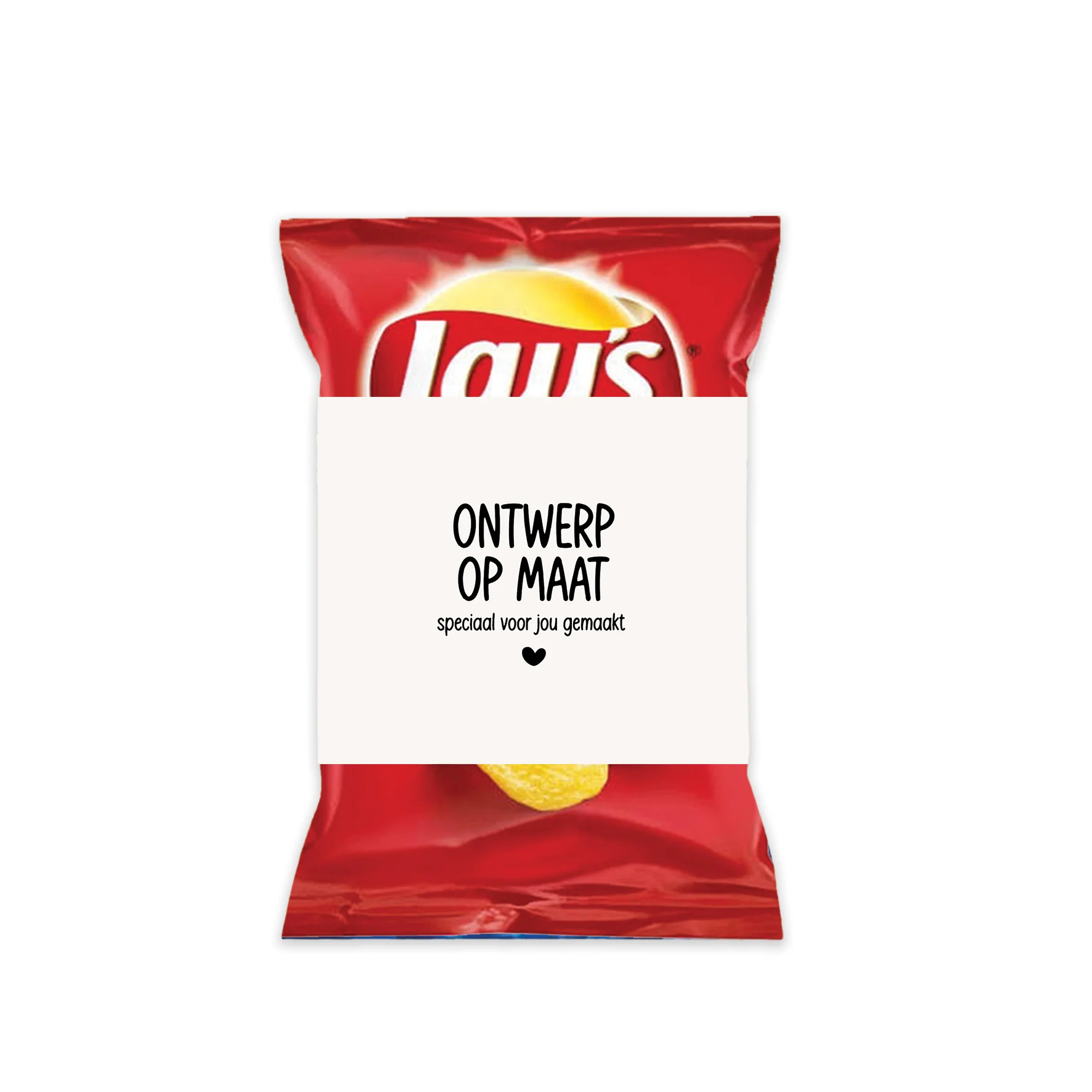 Chipszakje HALF | Ontwerp op maat - Ontwerp op maat chips half - CHIPS-HALF-K&K-0001