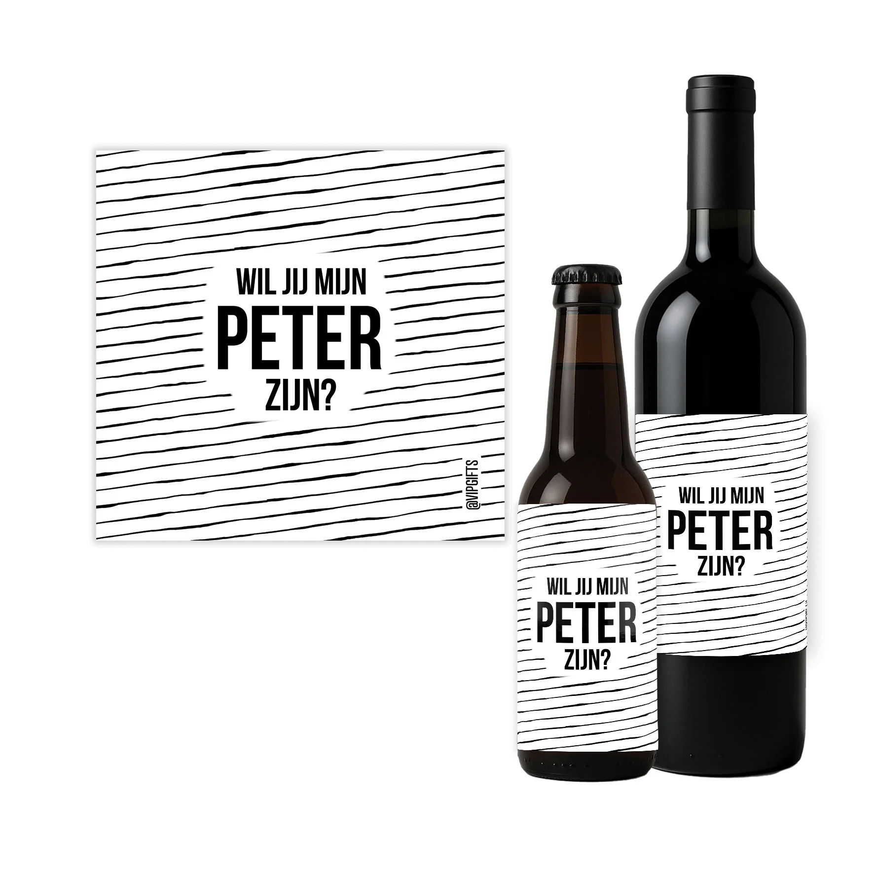 Flesetiket - Peter zijn - Peter zijn - FLE0036