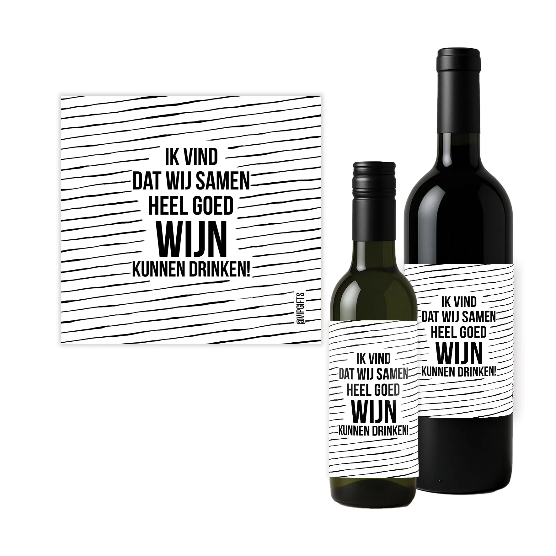 Flesetiket - Samen wijn - Samen wijn - FLE0032