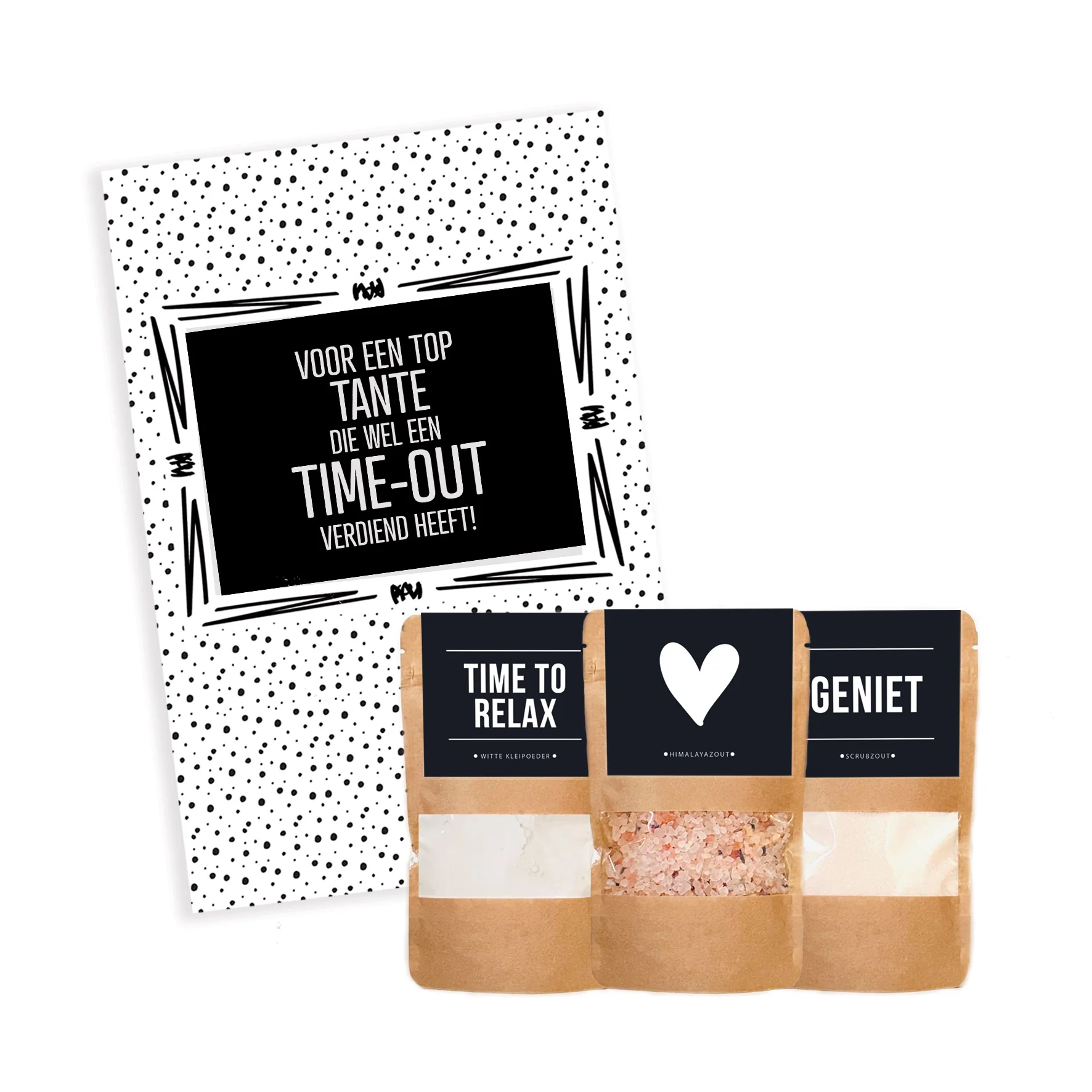 Spa cadeaubox | Tante - Spa stip timeout tante - SPAD0032