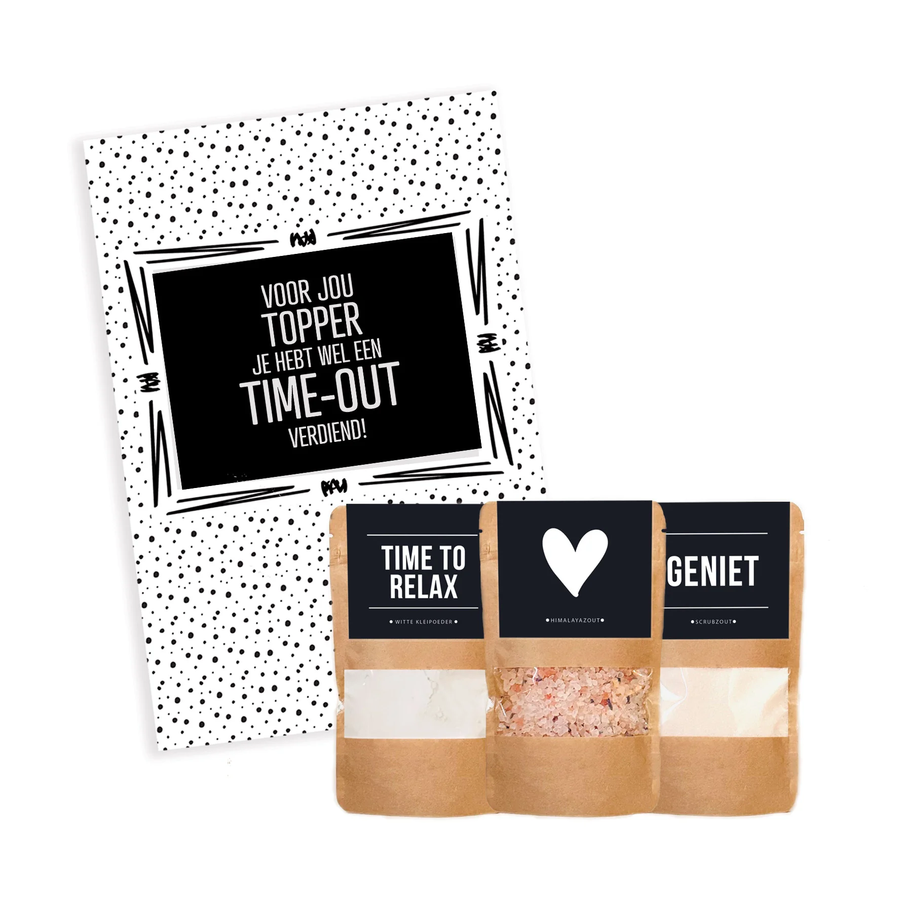 Spa cadeaubox | Topper - Spa stip timeout topper - SPAD0037