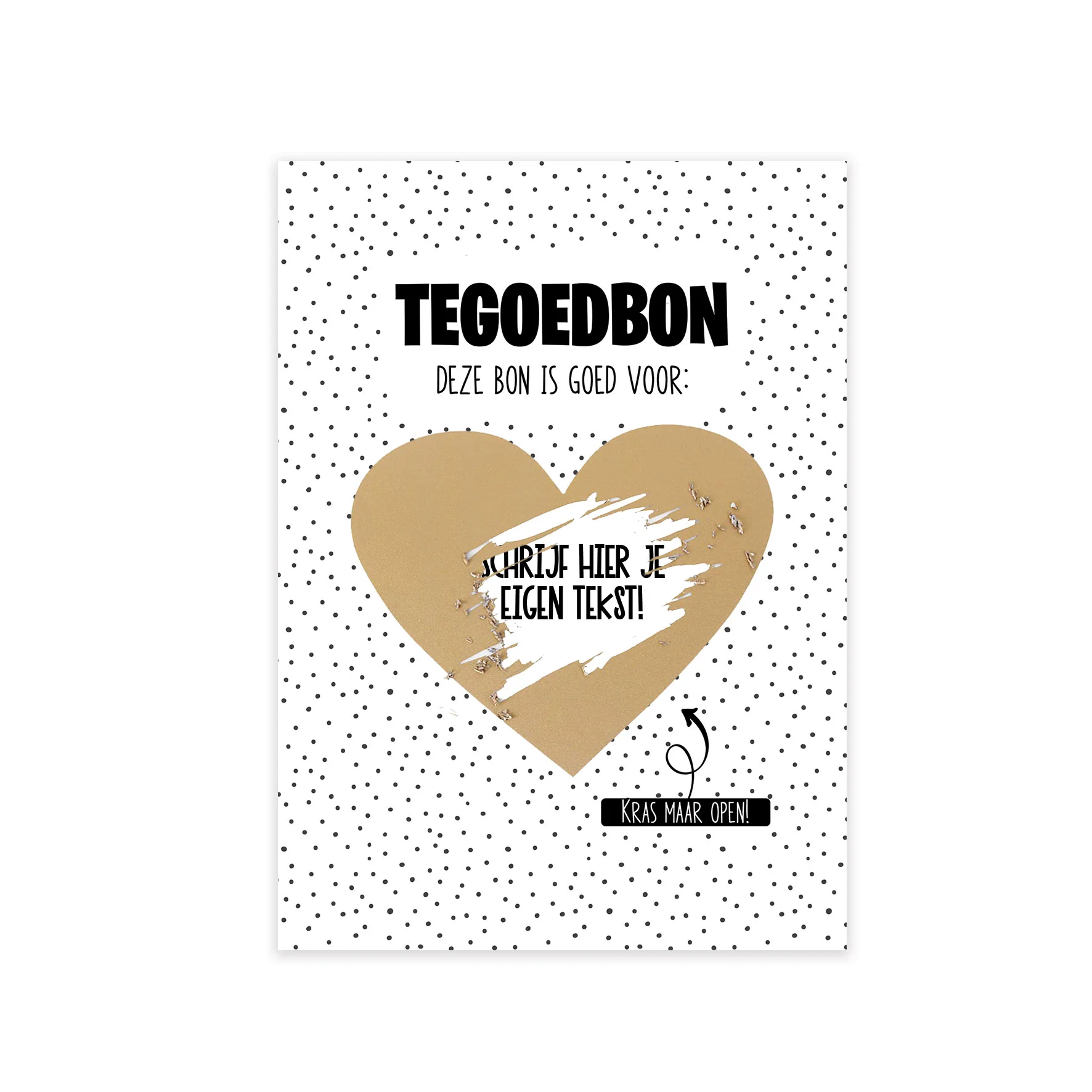 Kraskaart | Tegoed - Tegoedbon - KRA0001