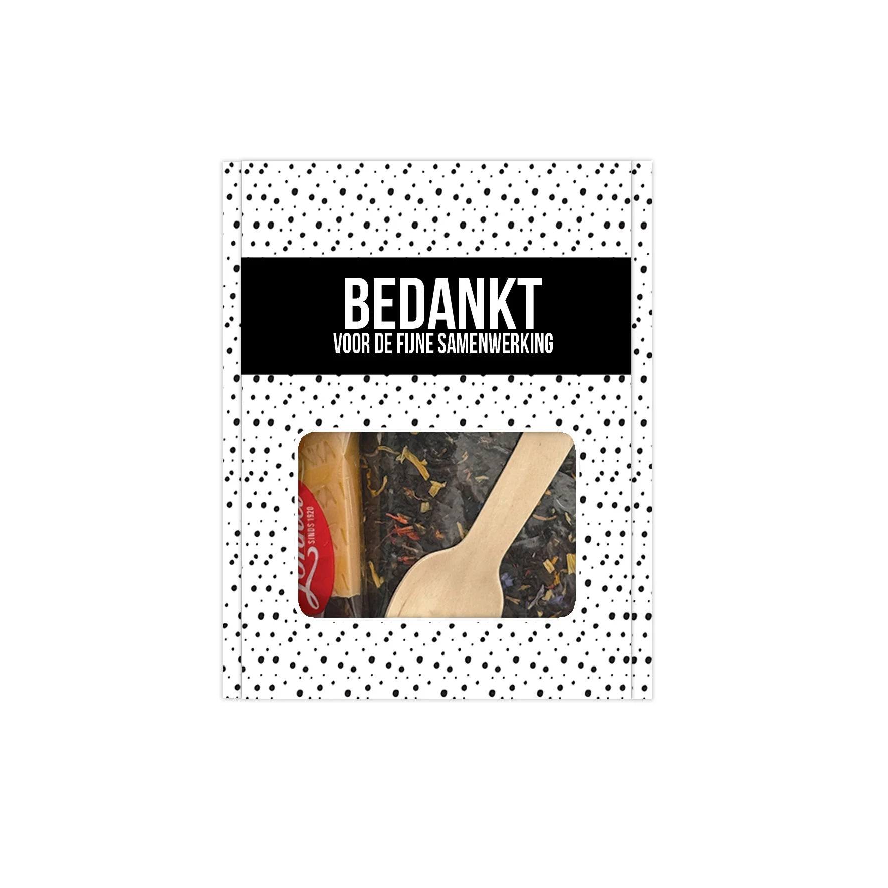 Thee cadeaudoosje &ndash; samenwerking - Thee cadeaudoosje bedankt fijnesamenwerking - THEC0015
