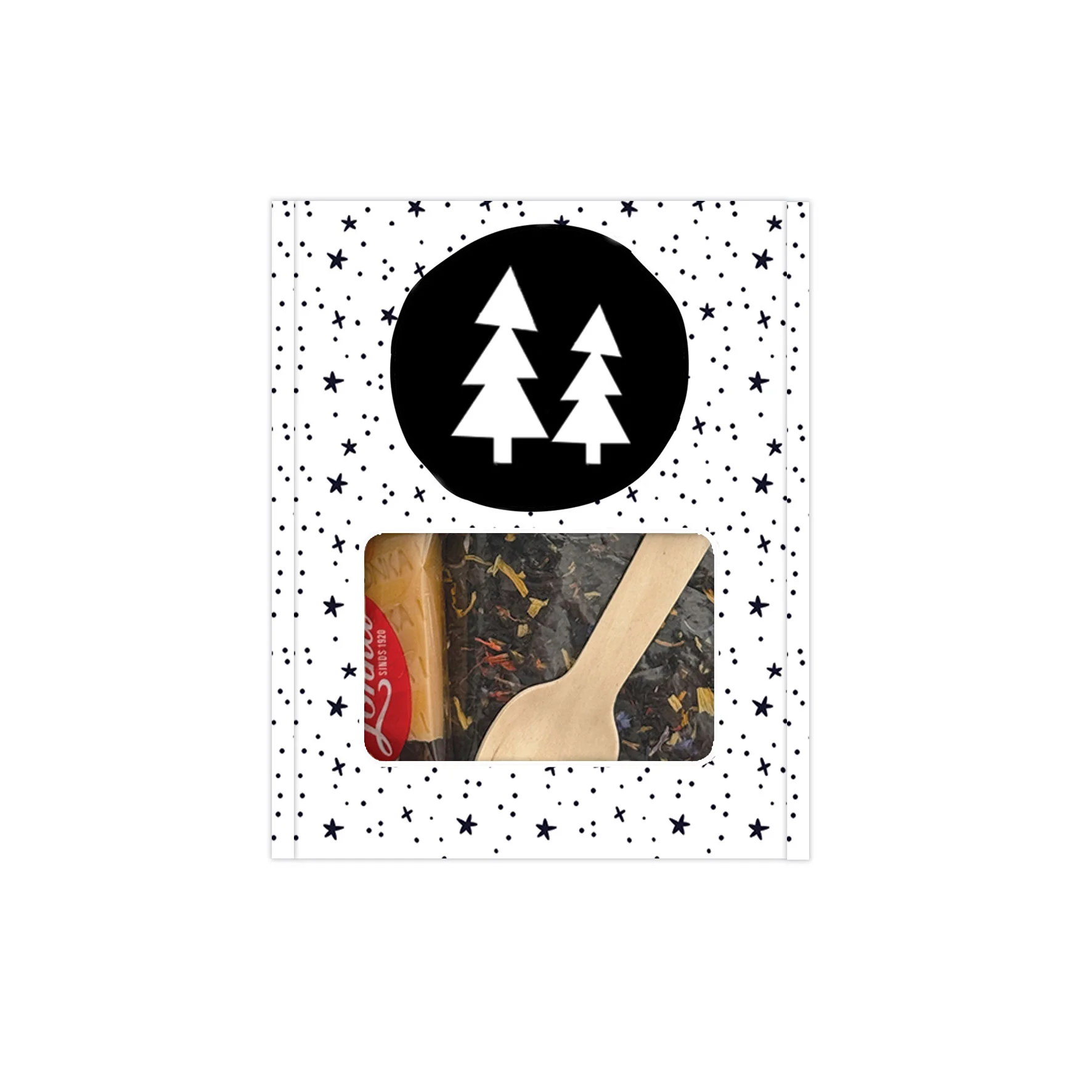 Thee-Cadeaudoosje | Kerstboom - Thee cadeaudoosje kerstboom - THEC0042