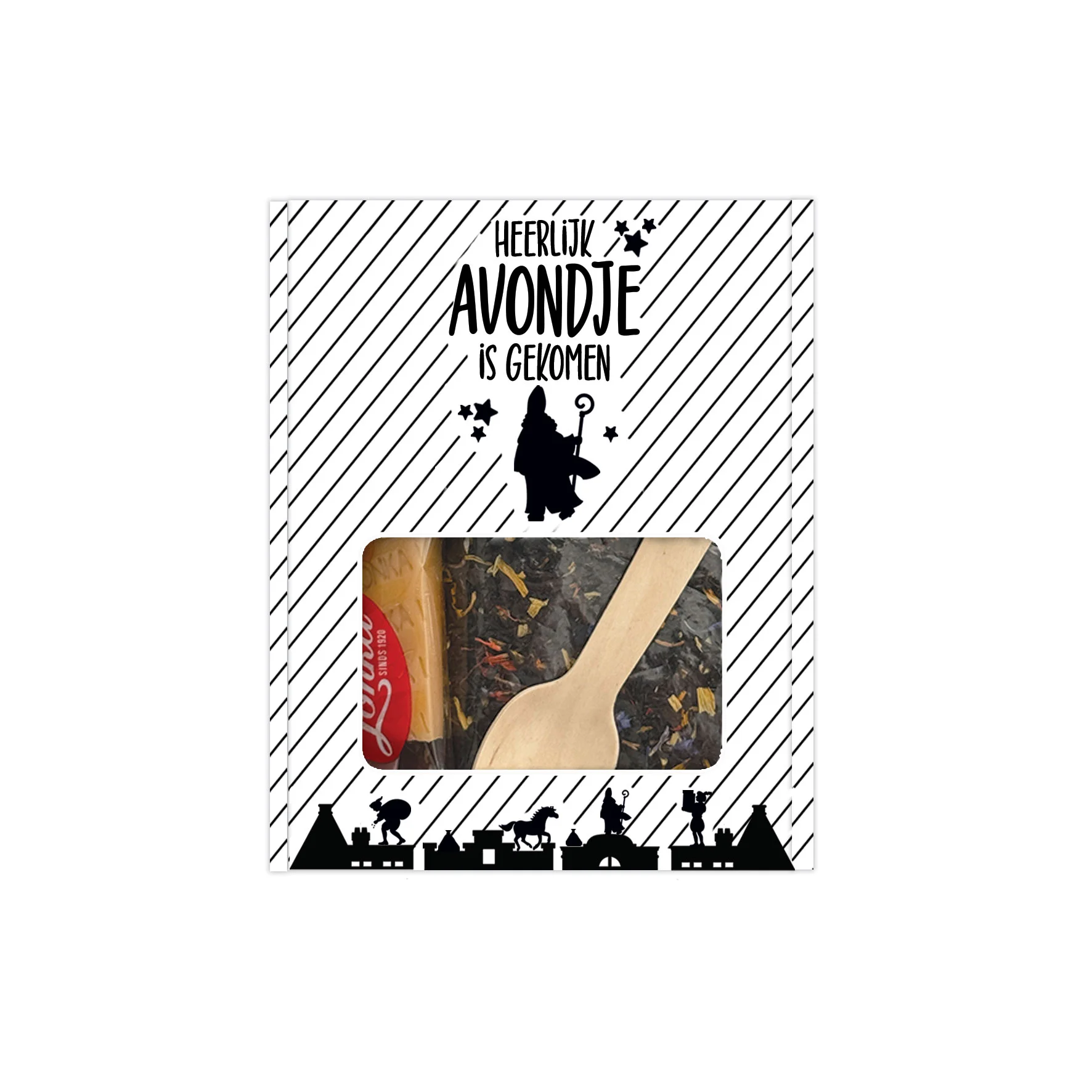 Thee cadeaudoosje &ndash; Heerlijk avondje - Thee cadeaudoosje sinterklaas avondje - THEC0039